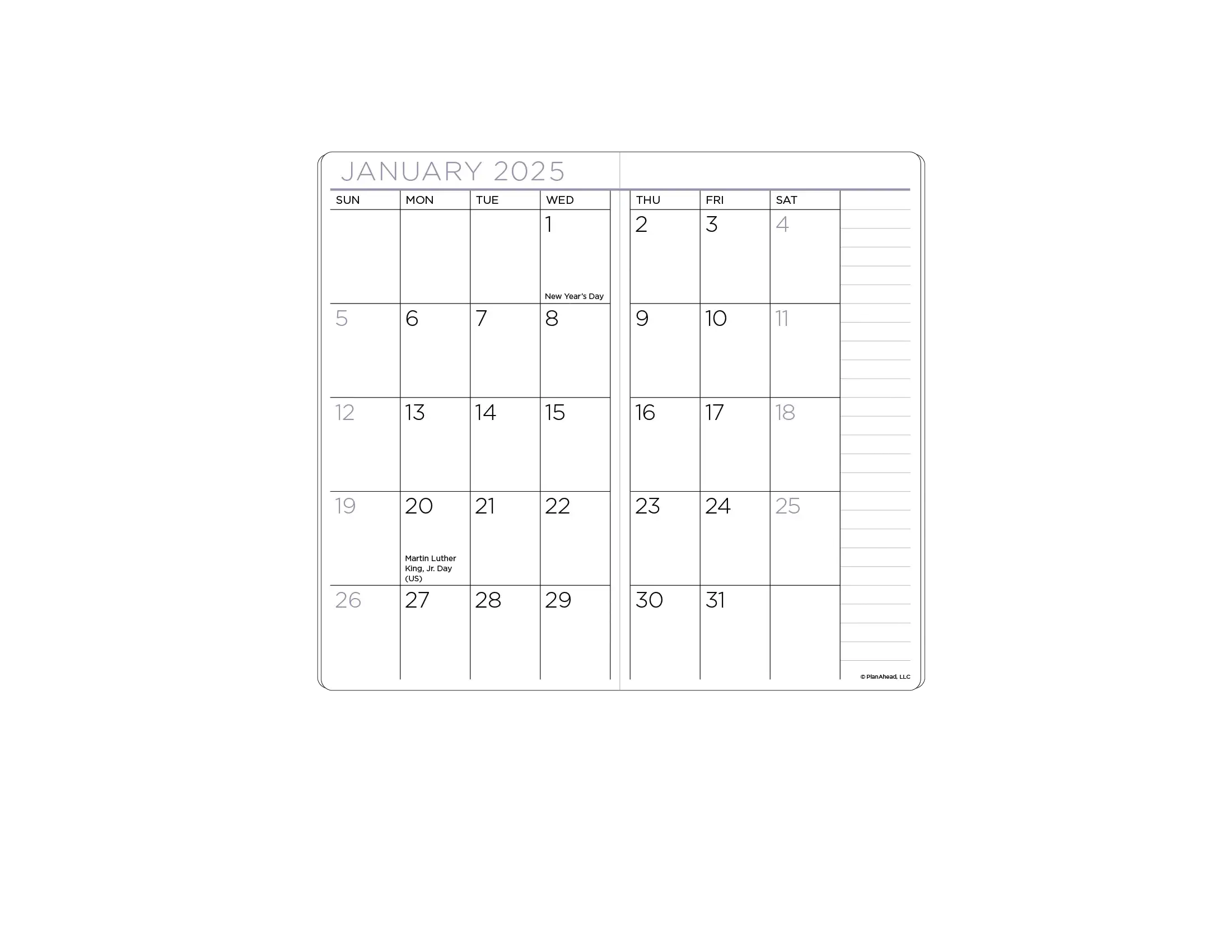 2Yr Pocket Monthly Planner
