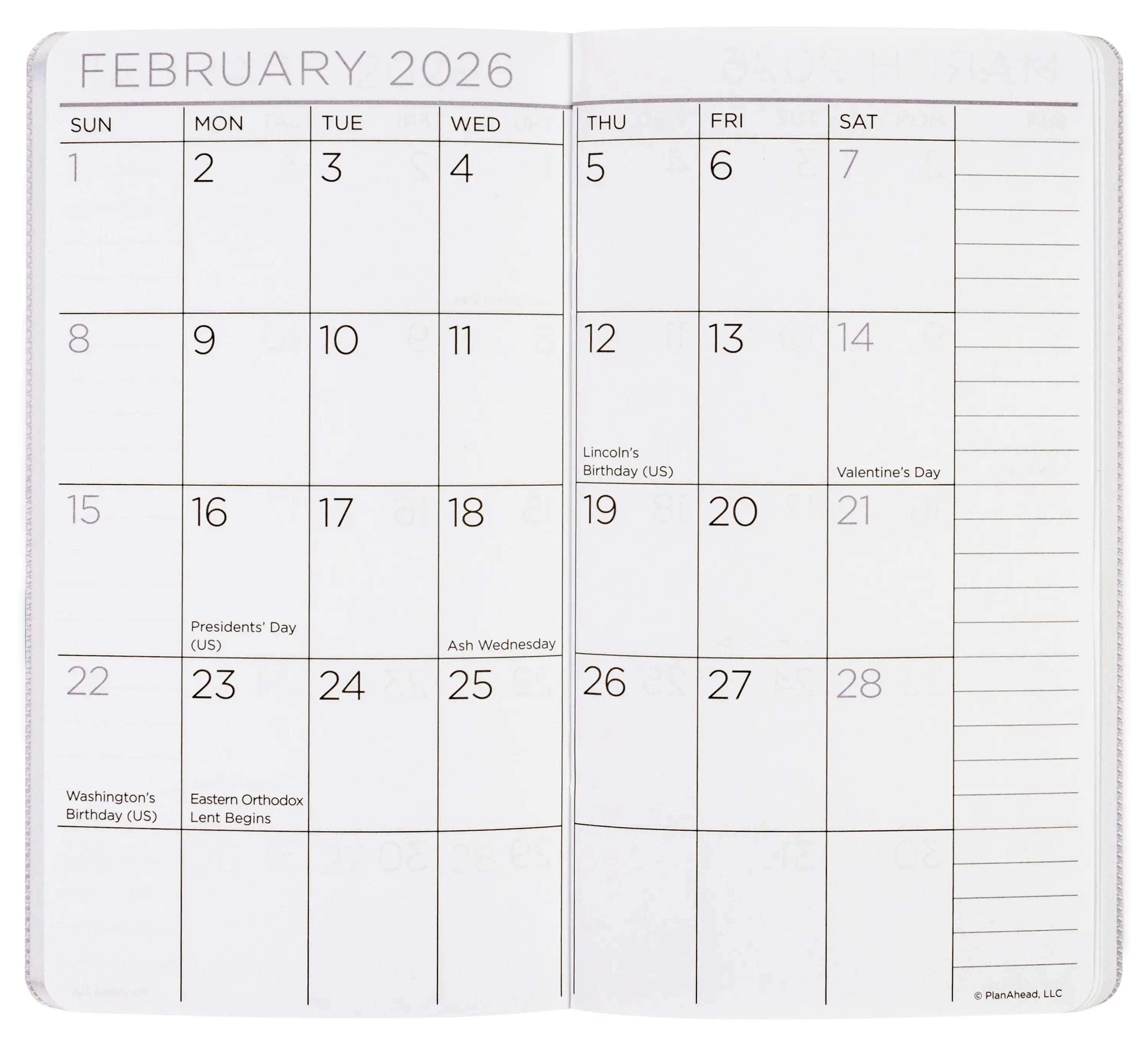 2Yr Pocket Monthly Planner