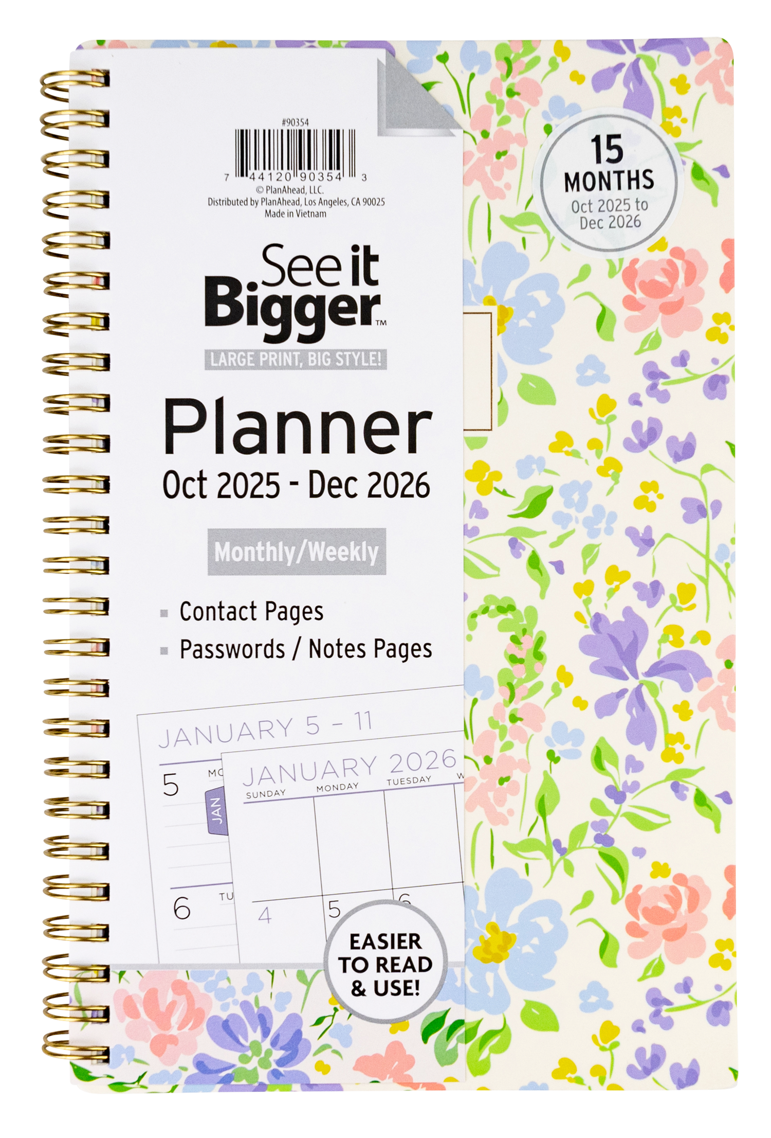 Medium Monthly/Weekly Planner