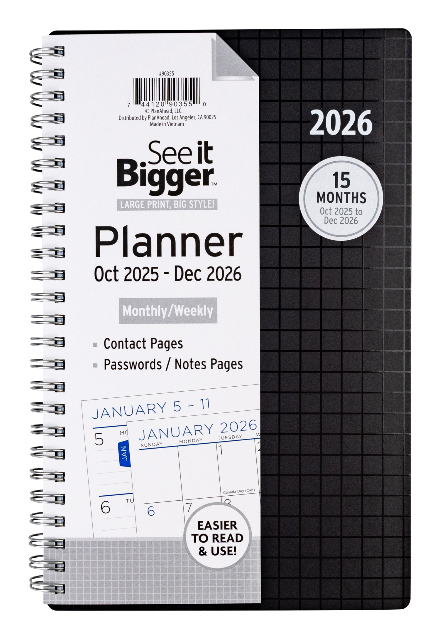 Medium Monthly/Weekly Planner