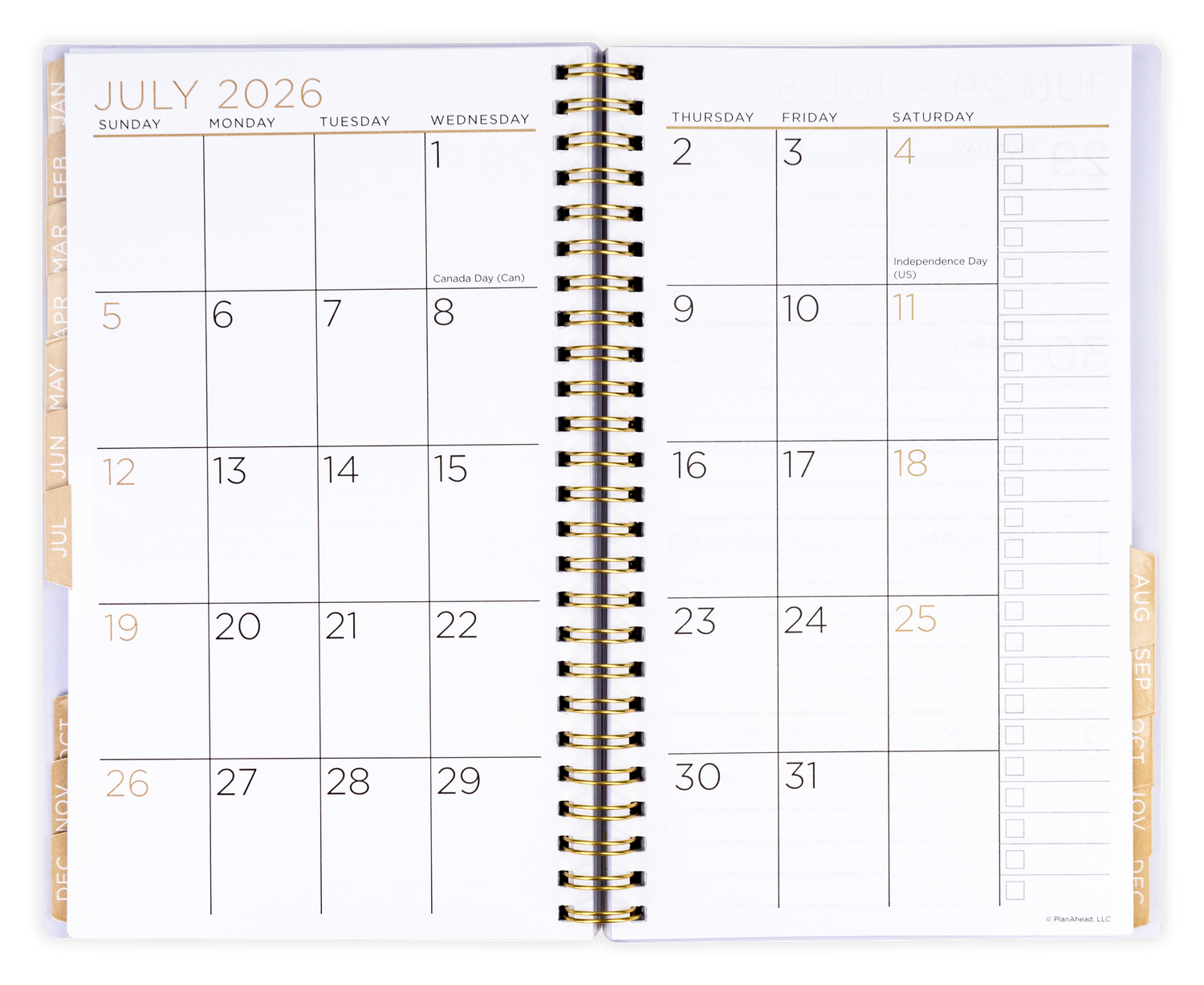 Medium Monthly/Weekly Planner