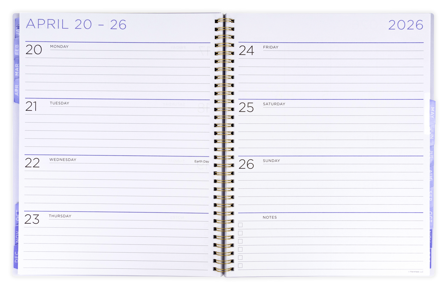 Large Monthly/Weekly Planner