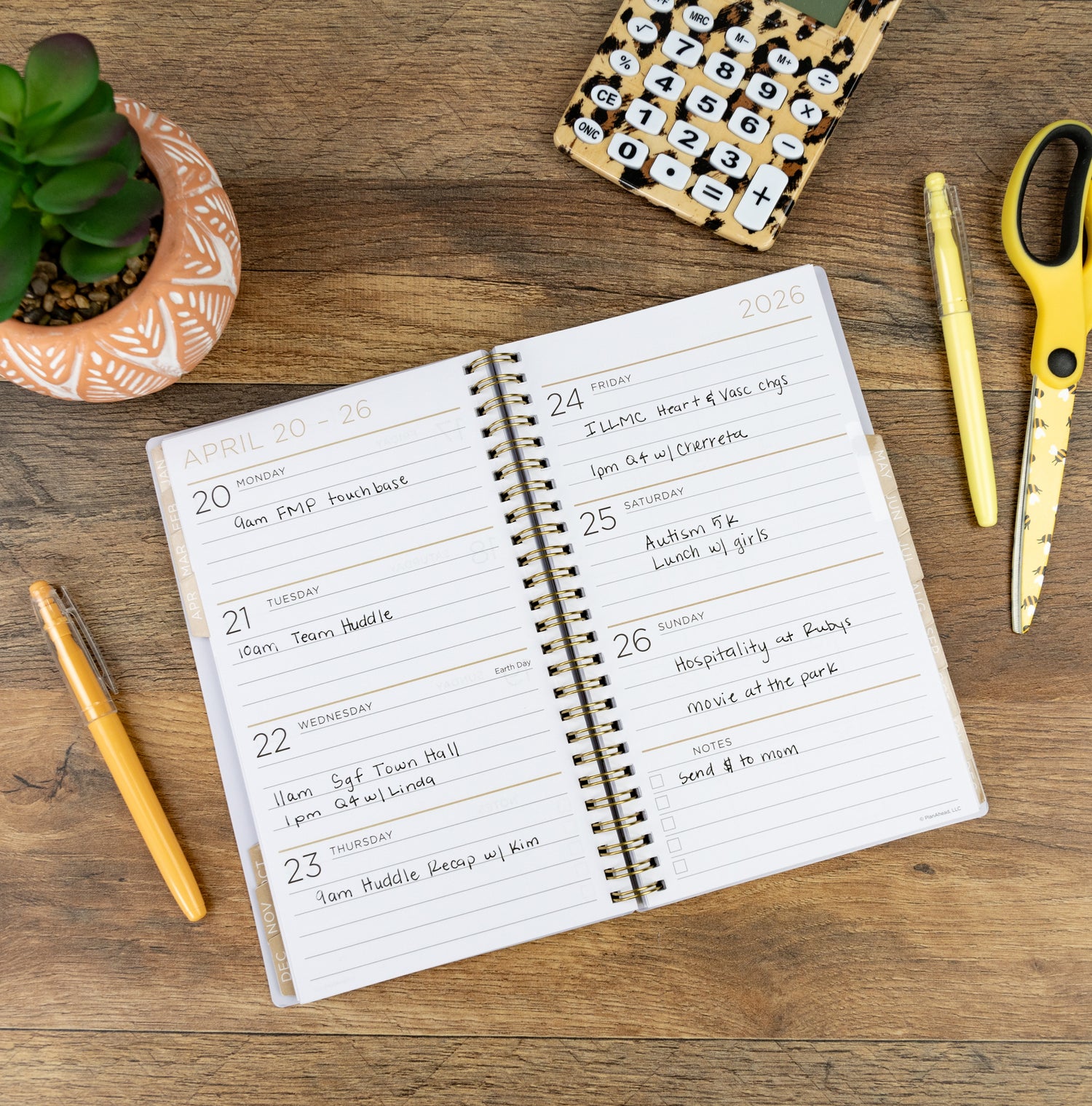 Medium Monthly/Weekly Planner