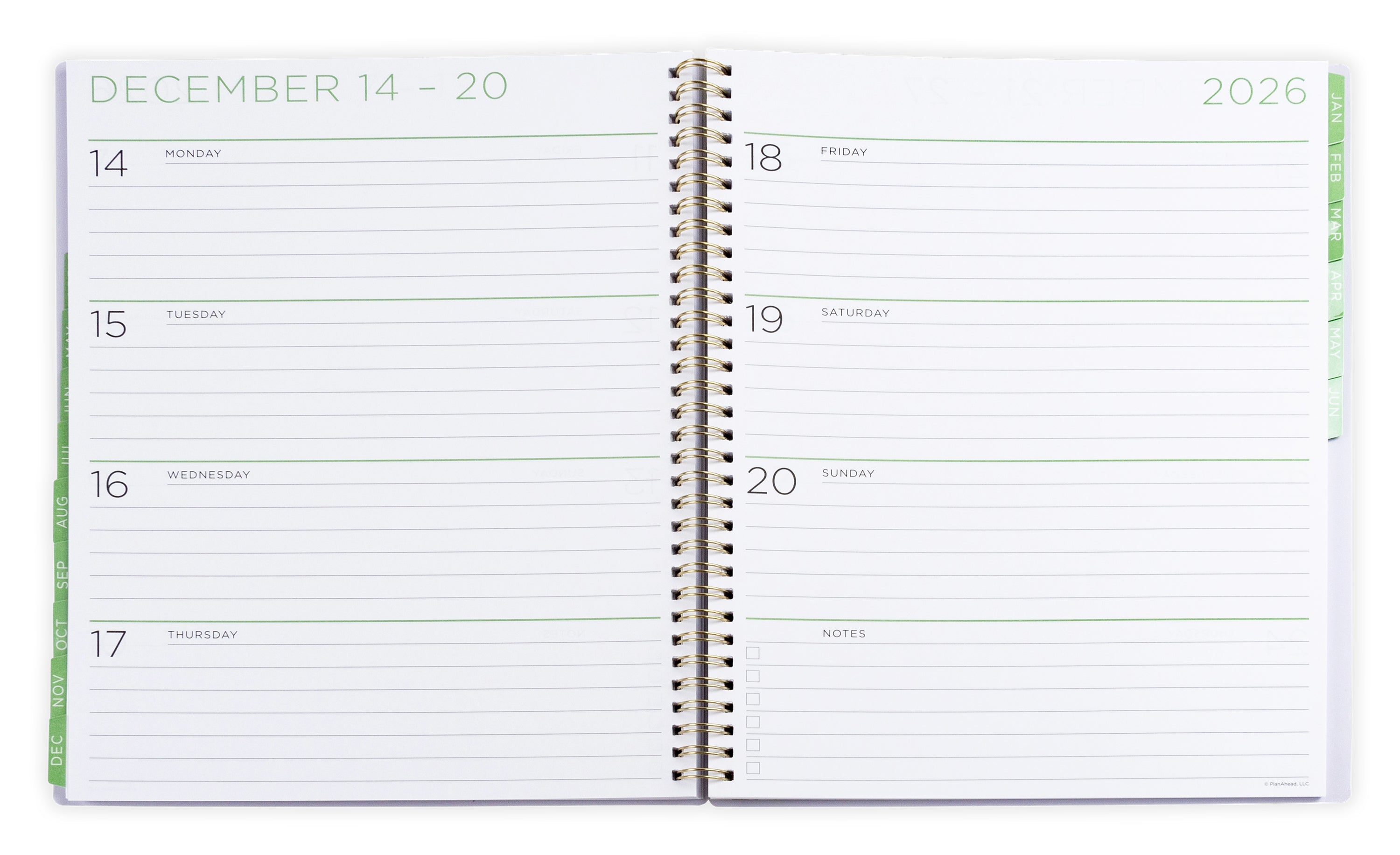 Large Monthly/Weekly Fashion Planner