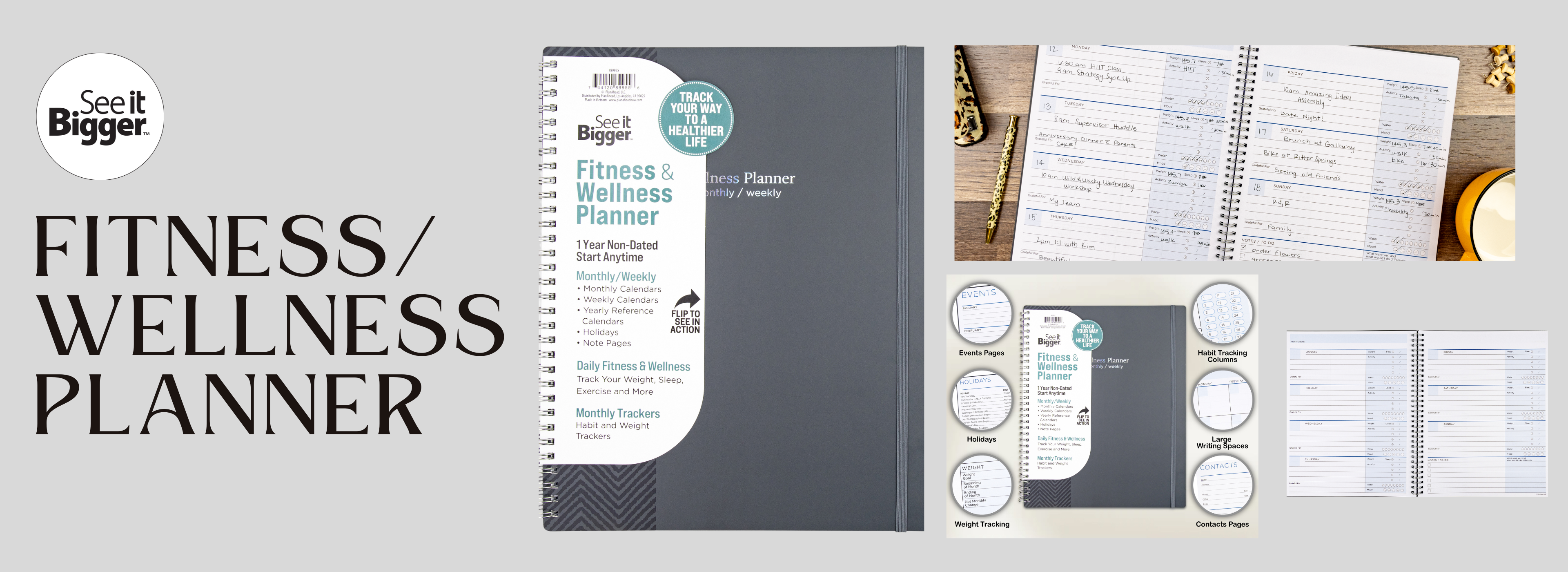 See It Bigger Fitness Planner