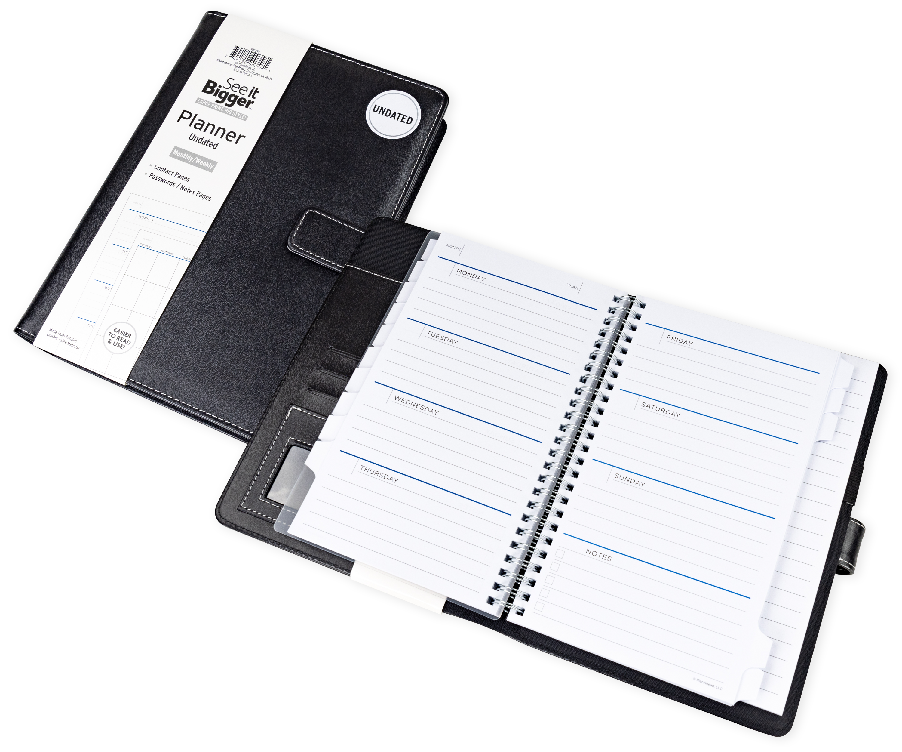 Medium Padfolio Planner - UNDATED