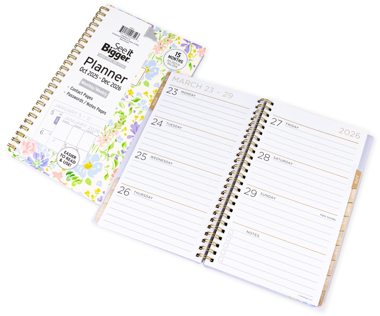 Medium Monthly/Weekly Planner