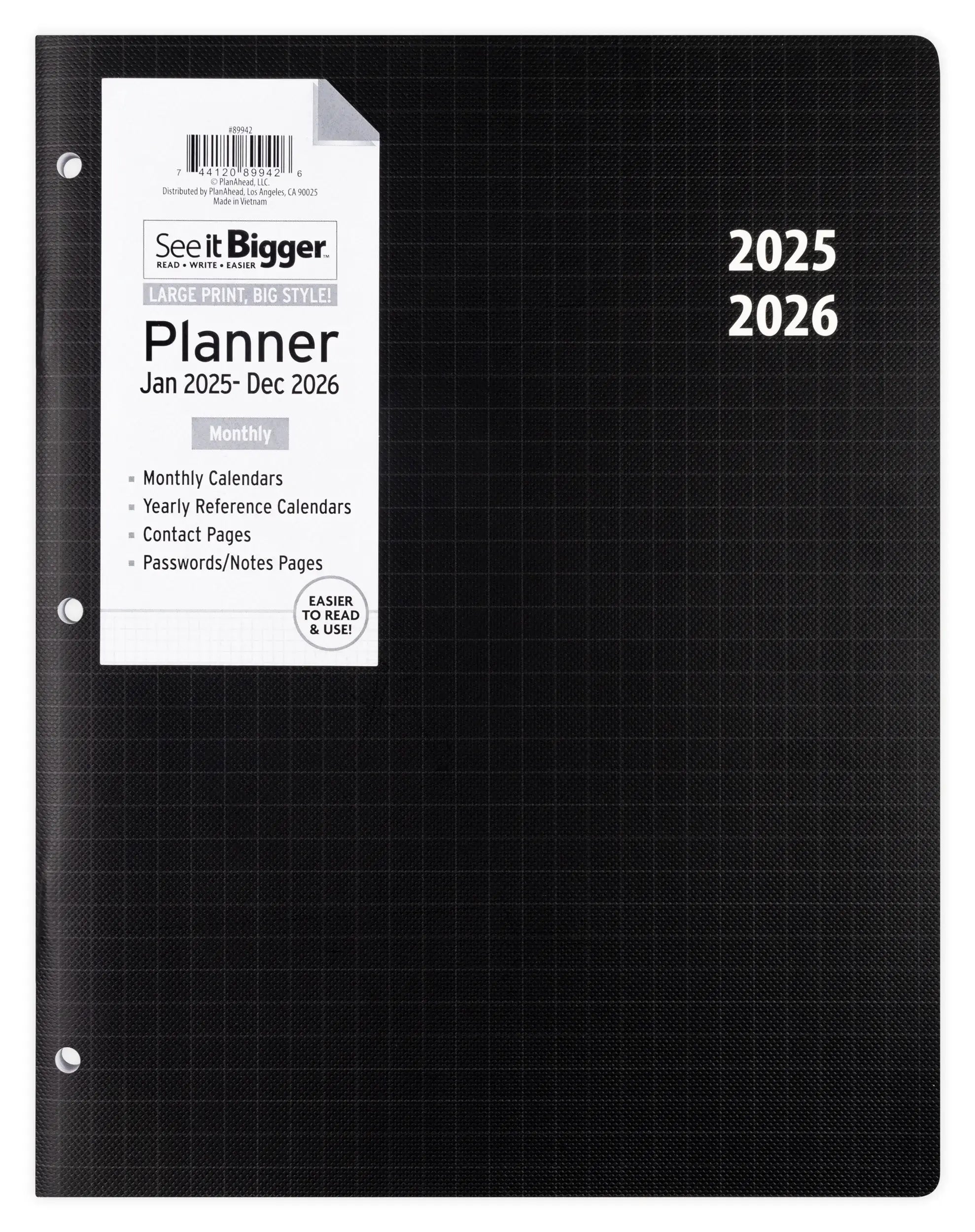 2Yr Large Monthly Planner