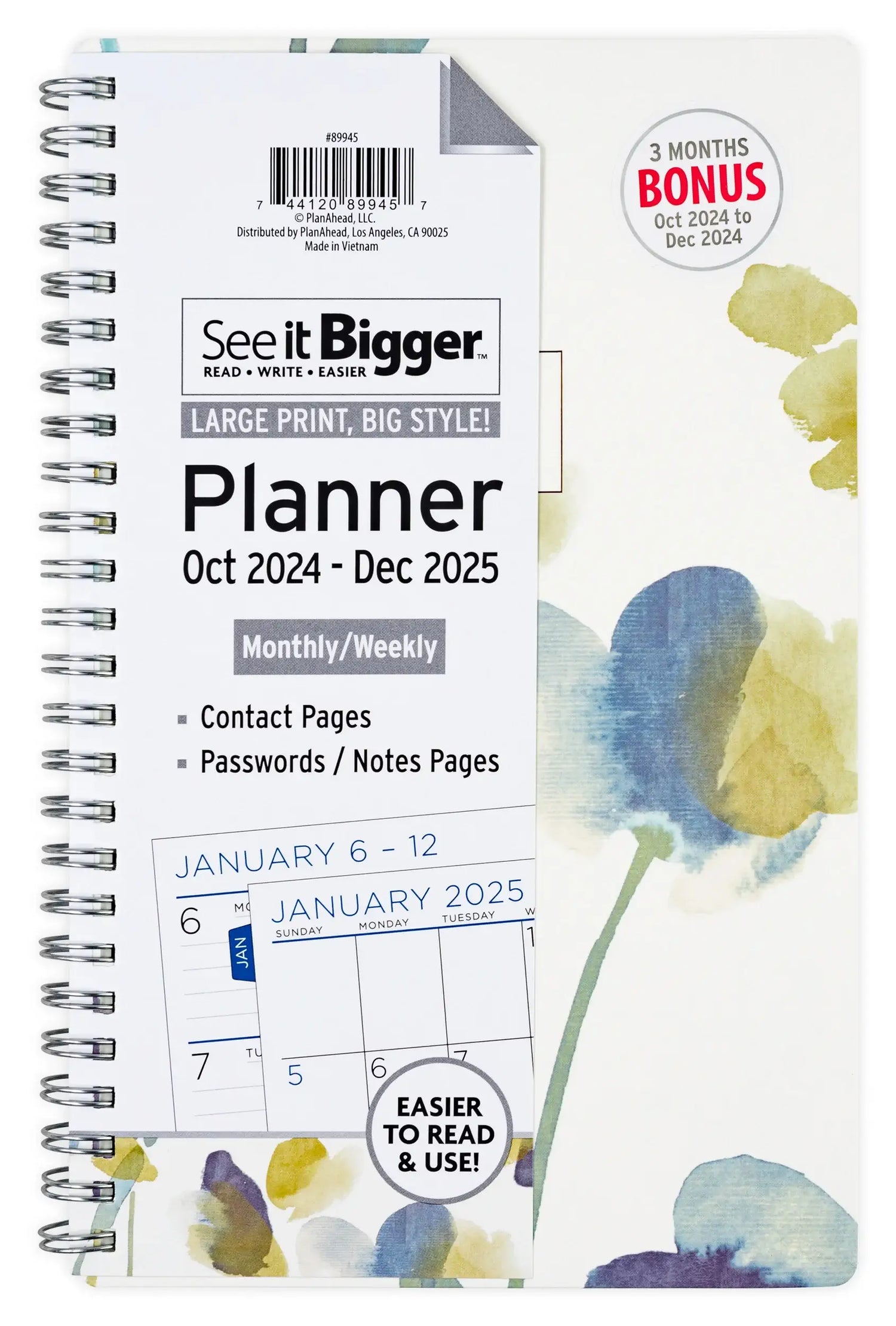 Medium Monthly/Weekly Planner