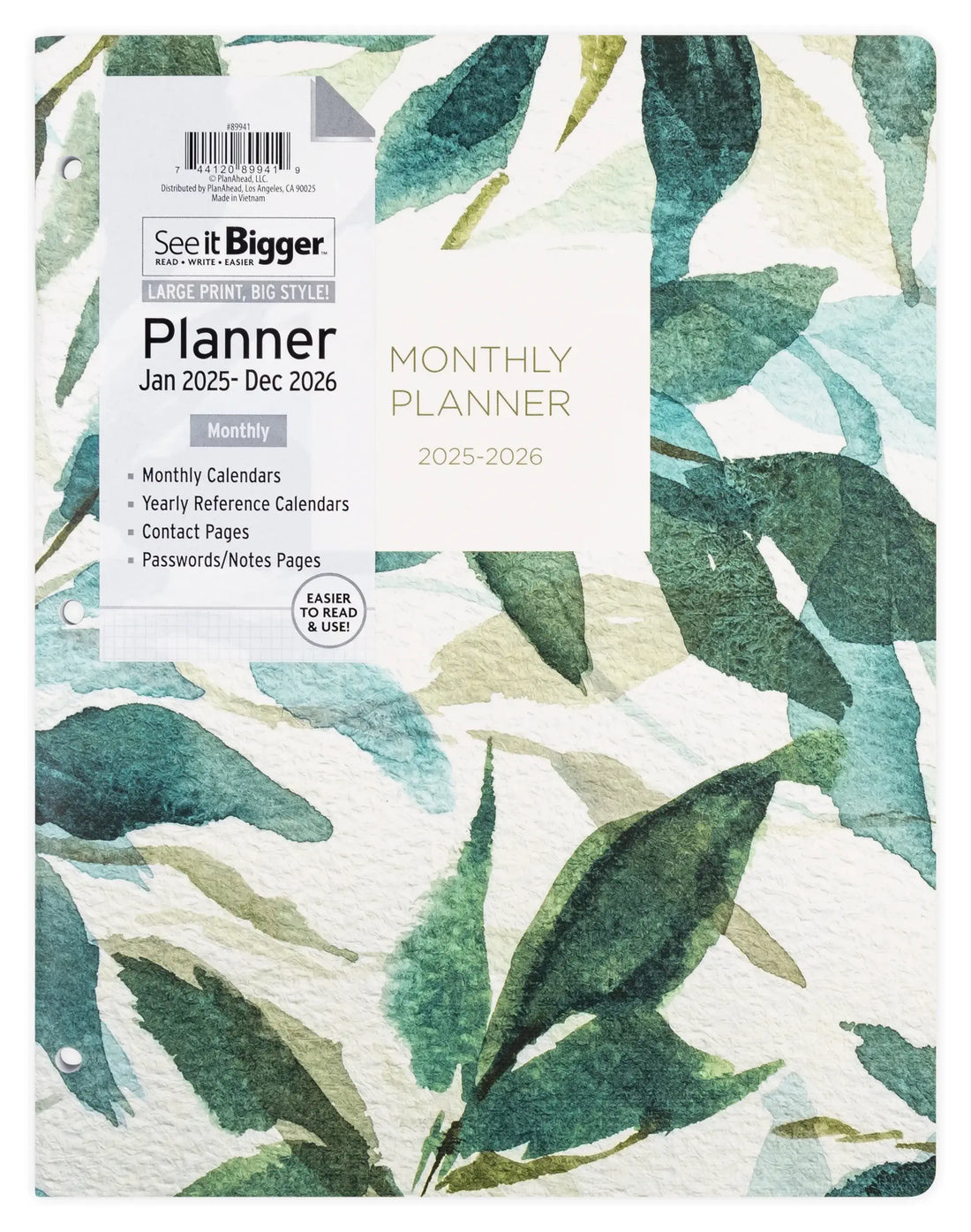 2Yr Large Monthly Planner