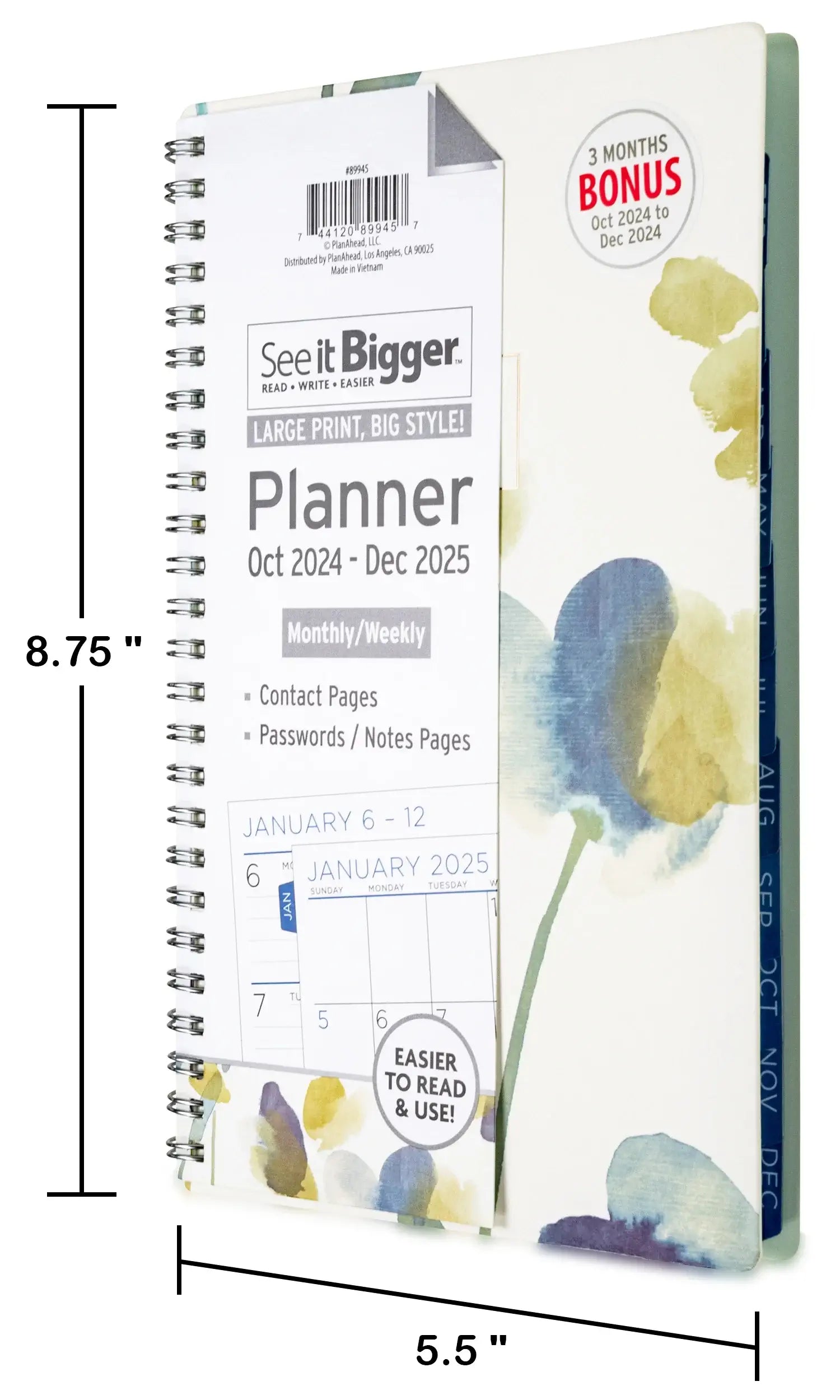 Medium Monthly/Weekly Planner