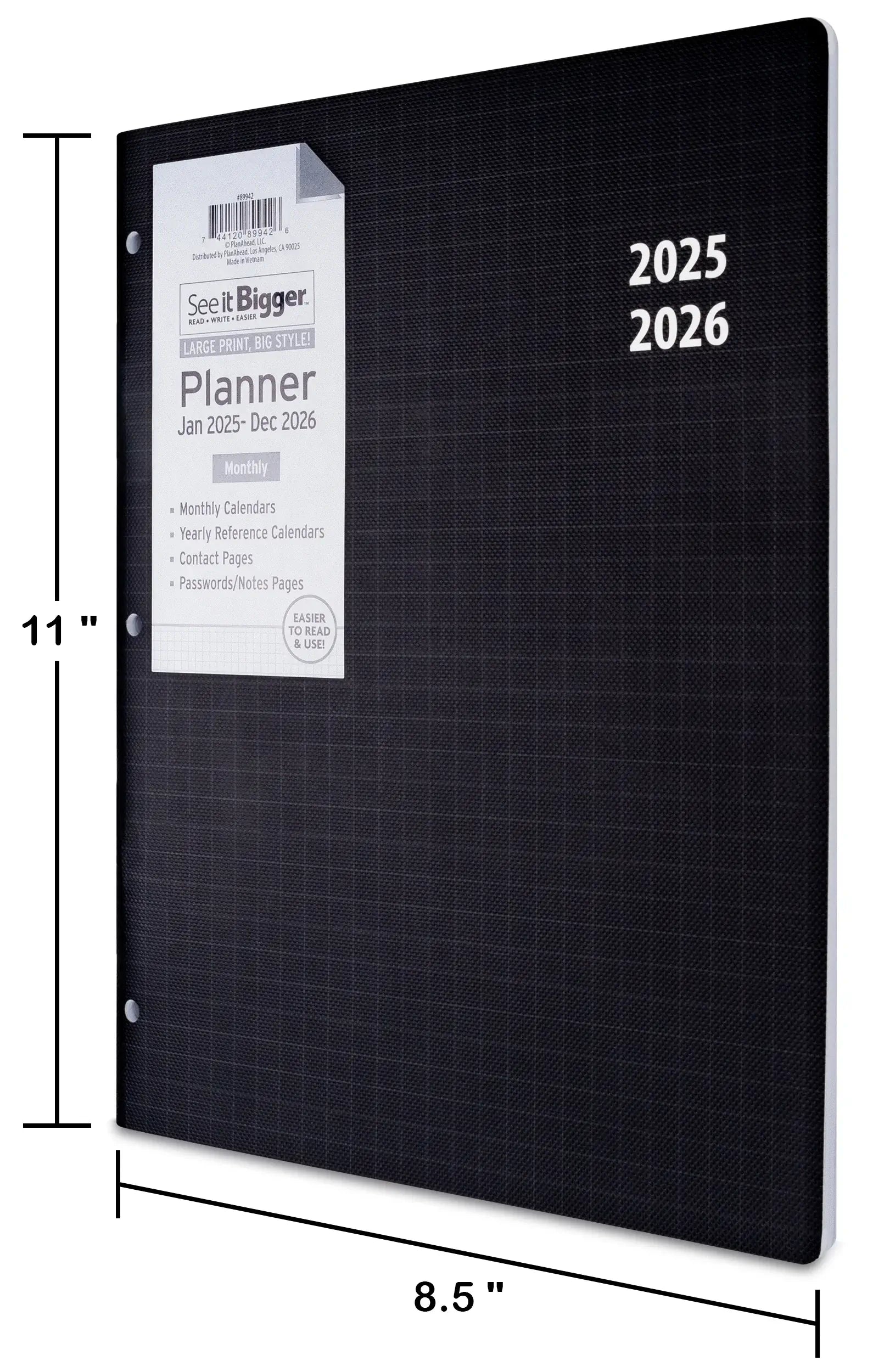 2Yr Large Monthly Planner