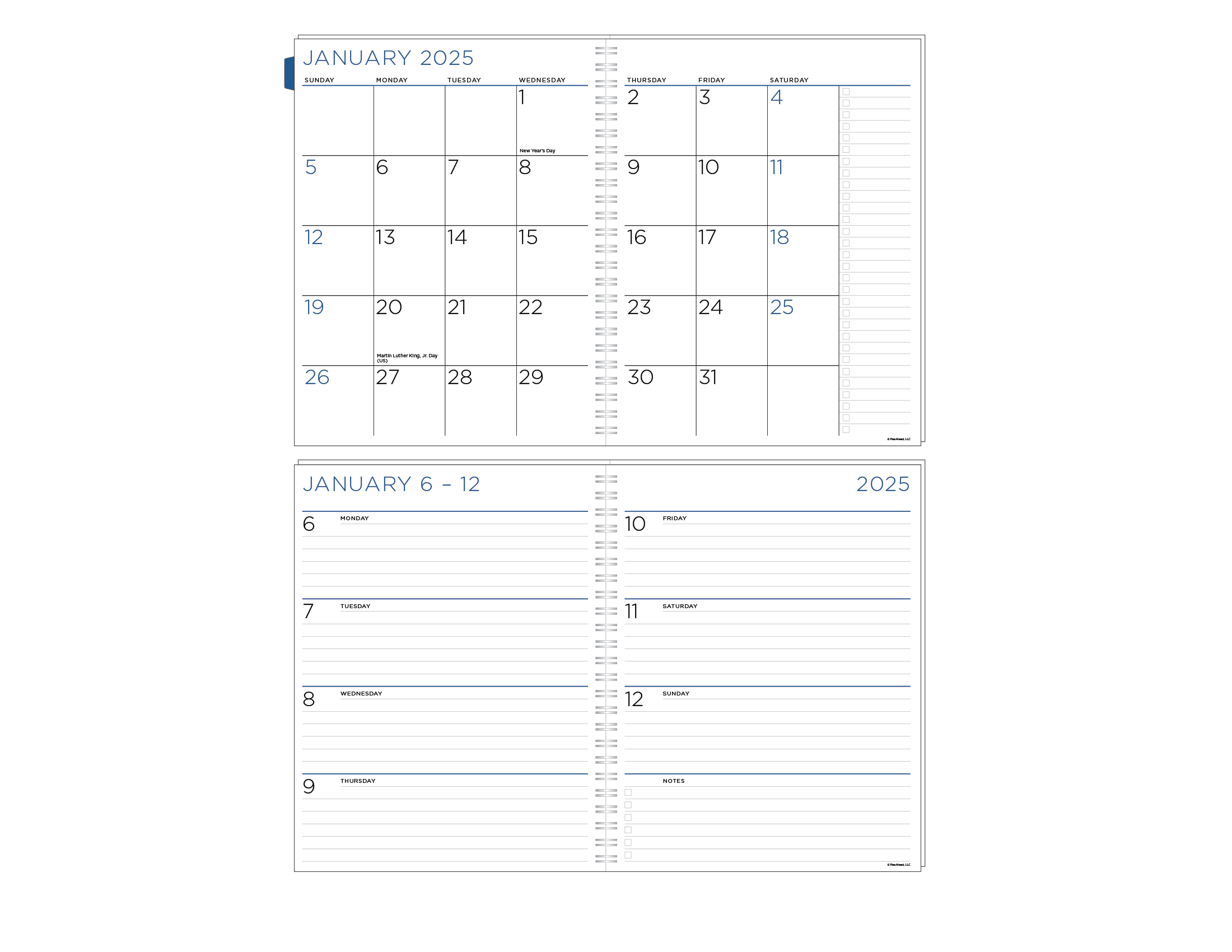 Large Padfolio Planner (M/W)