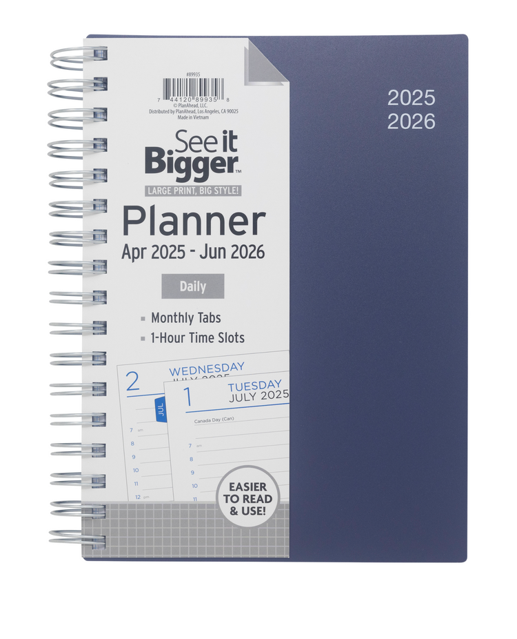 Daily Planners See It Bigger Daily planners see it bigger