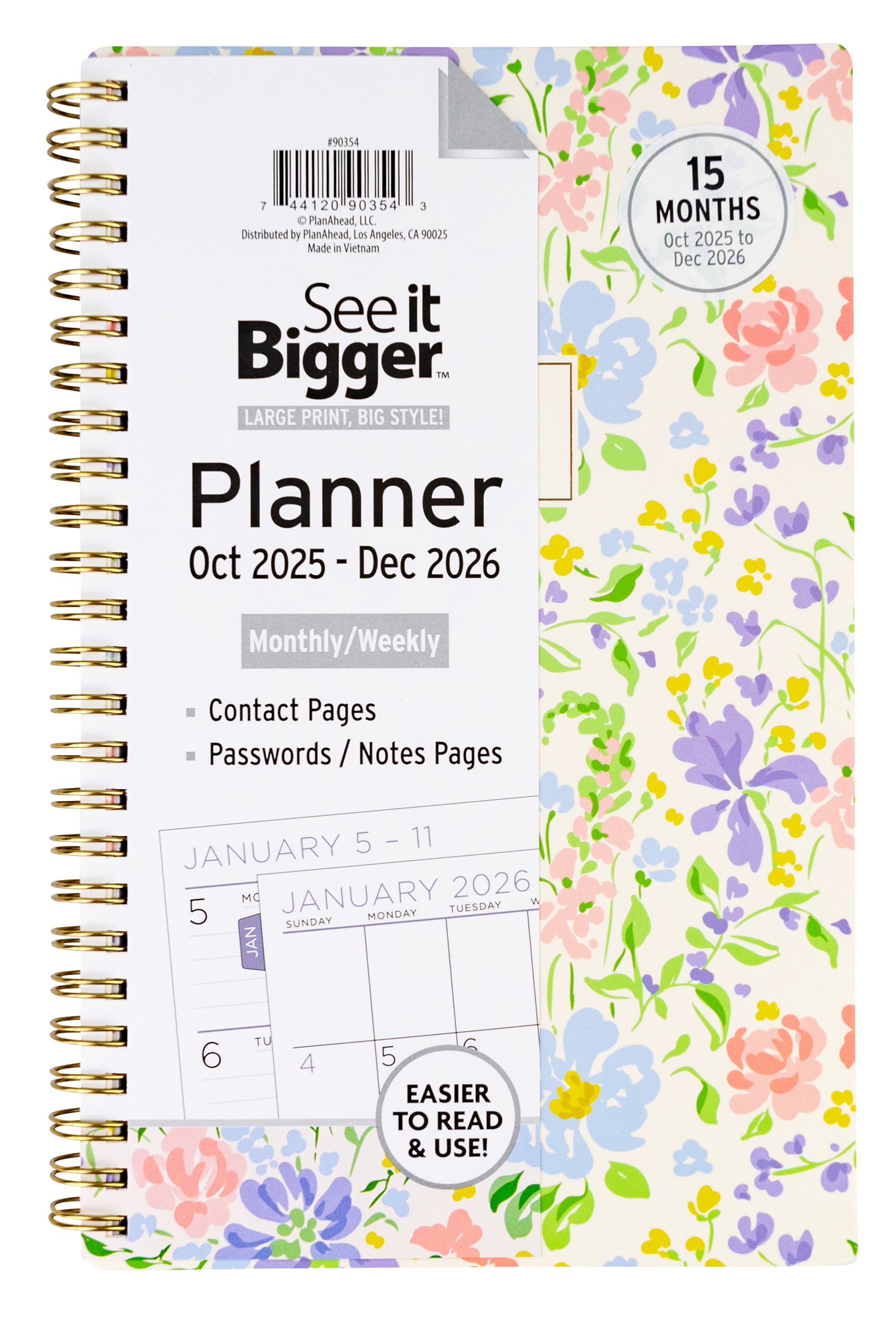 Medium Monthly/Weekly Planner