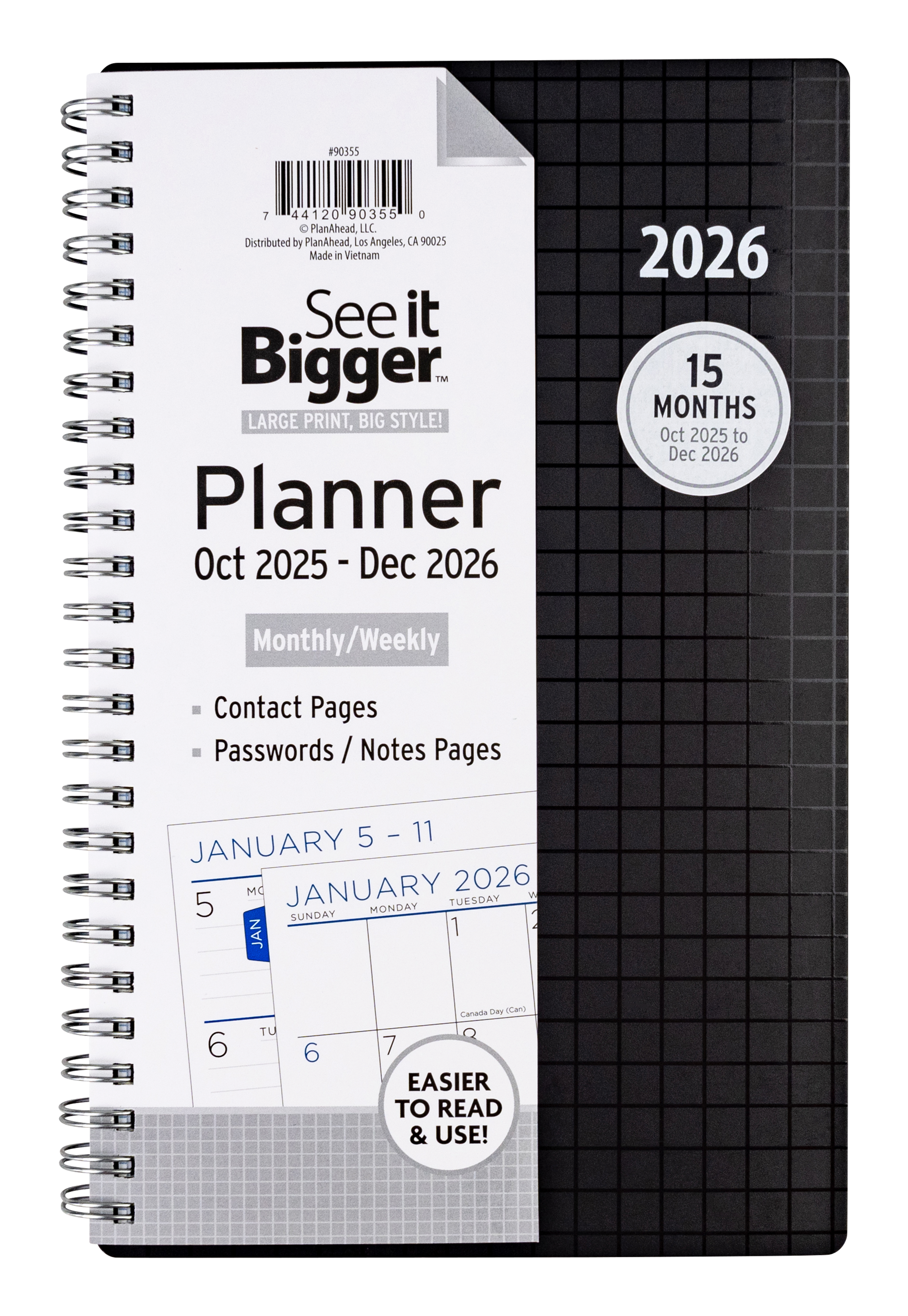 Medium Monthly/Weekly Planner
