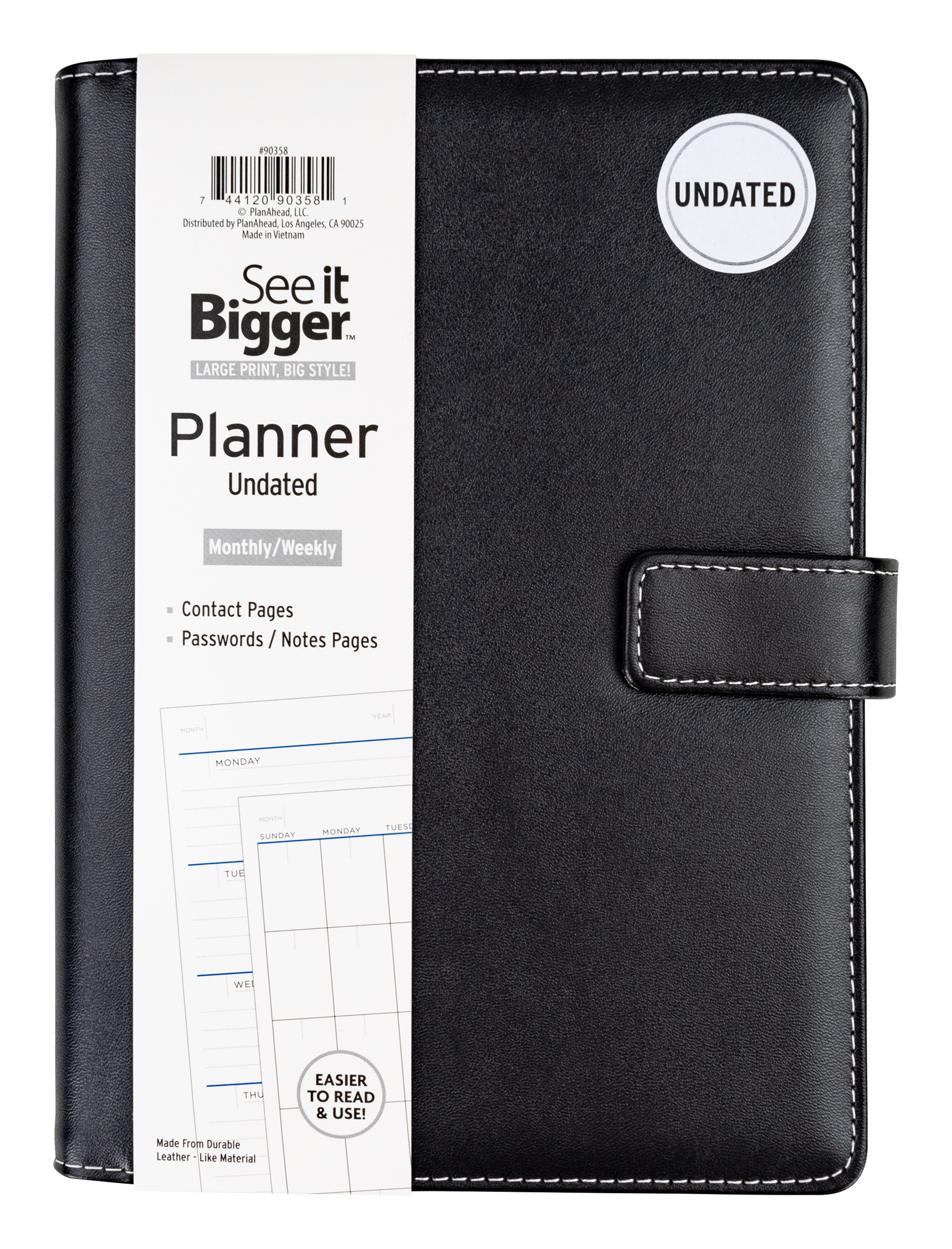 Medium Padfolio Planner - UNDATED