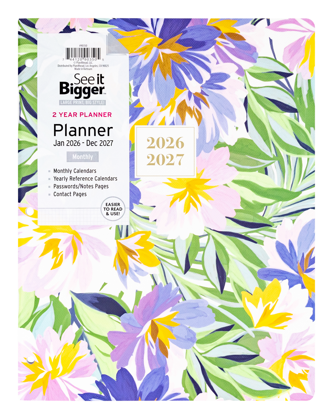 2Yr Large Monthly Planner