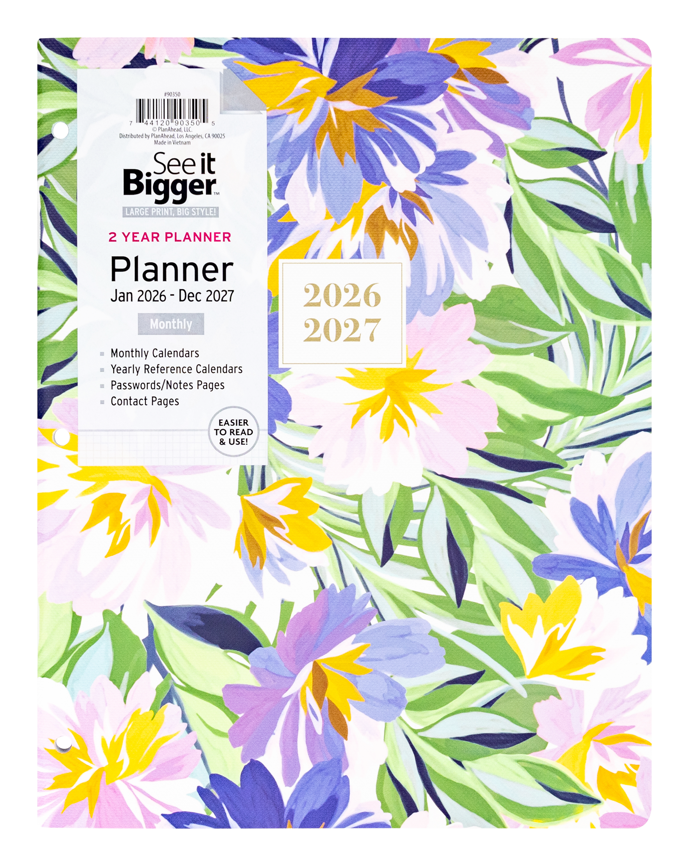 2Yr Large Monthly Planner