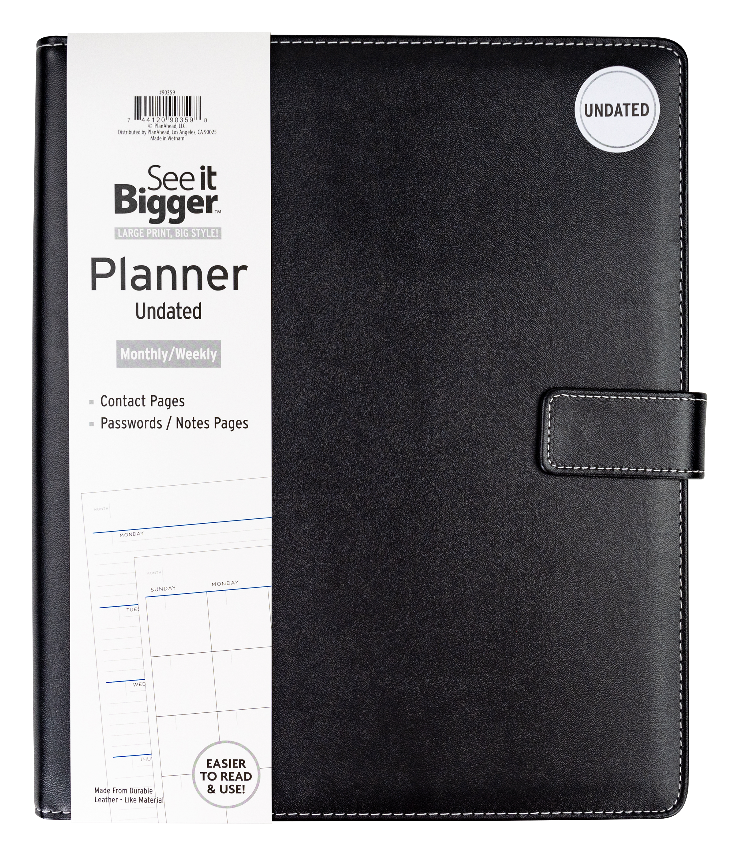 Large Padfolio Planner