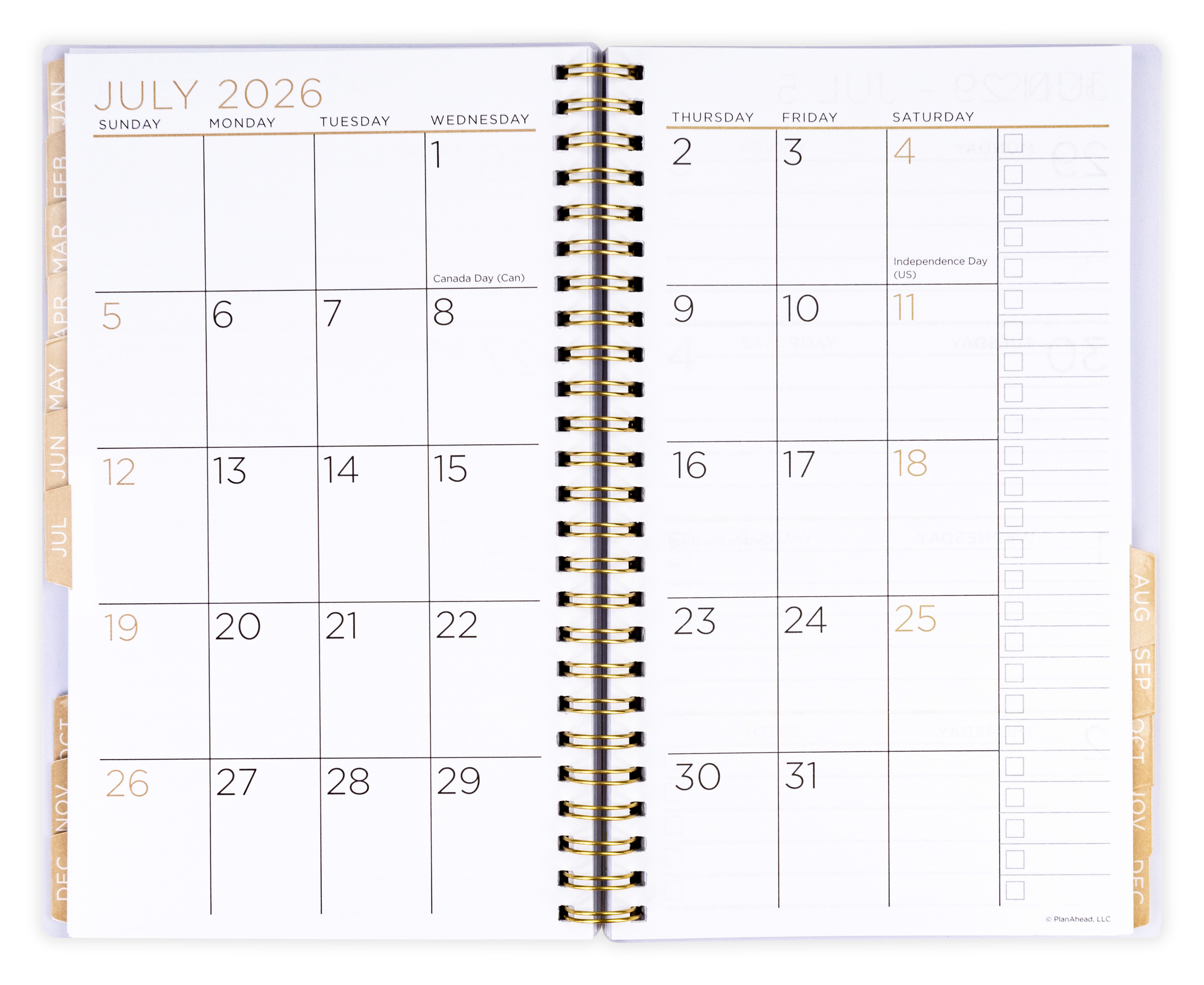 Medium Monthly/Weekly Planner