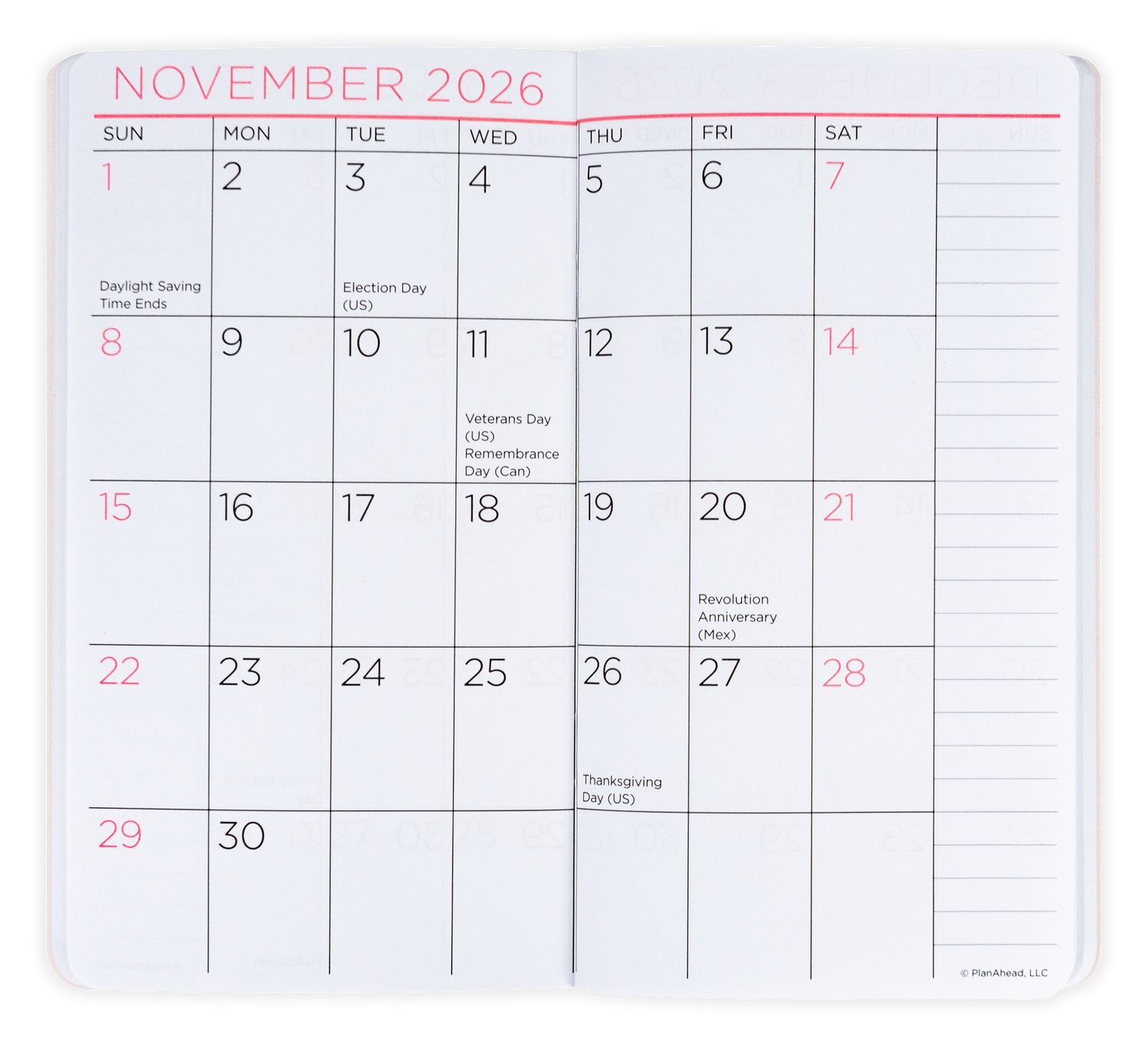 2Yr Monthly Pocket Planner