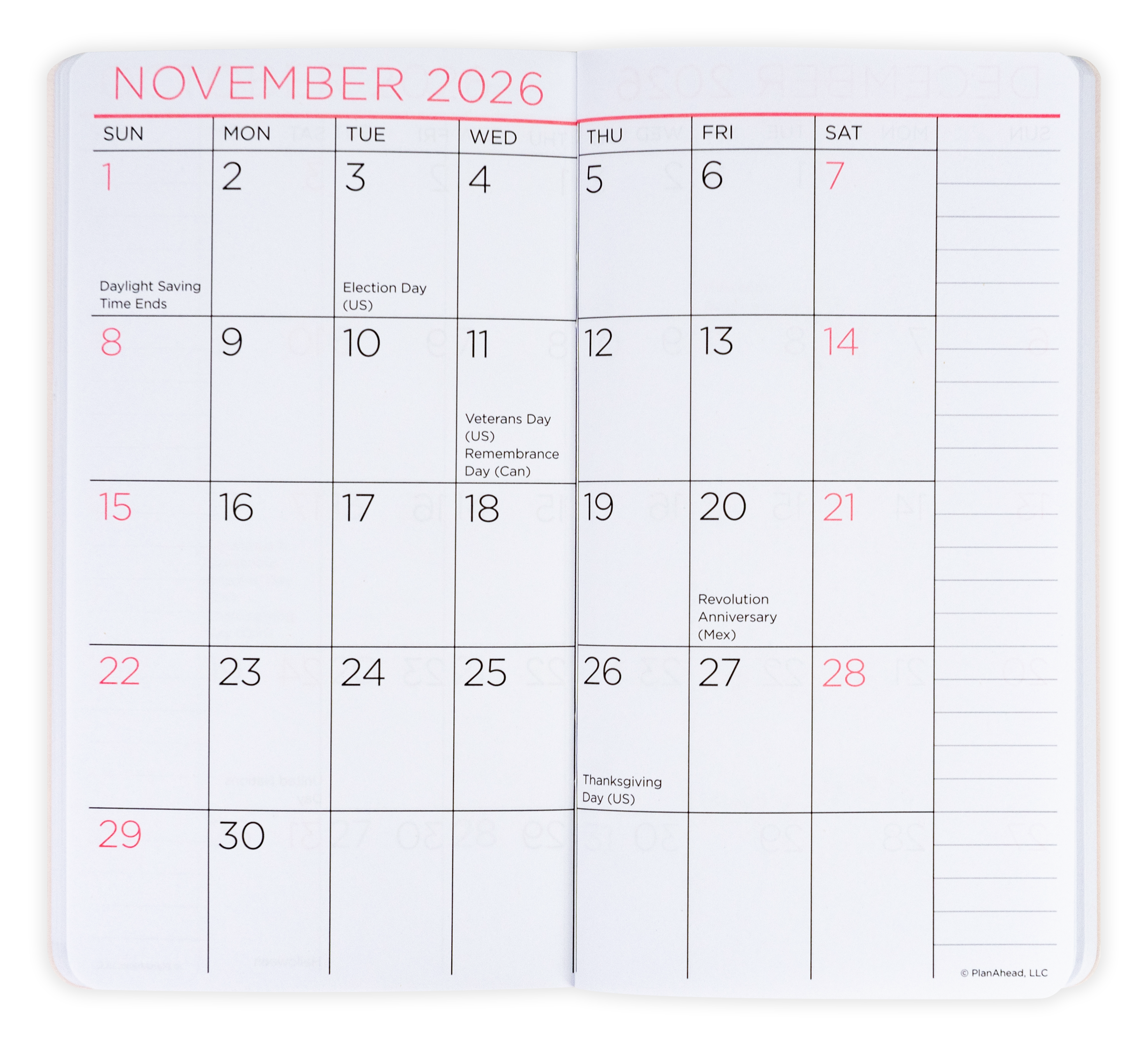 2Yr Monthly Pocket Planner