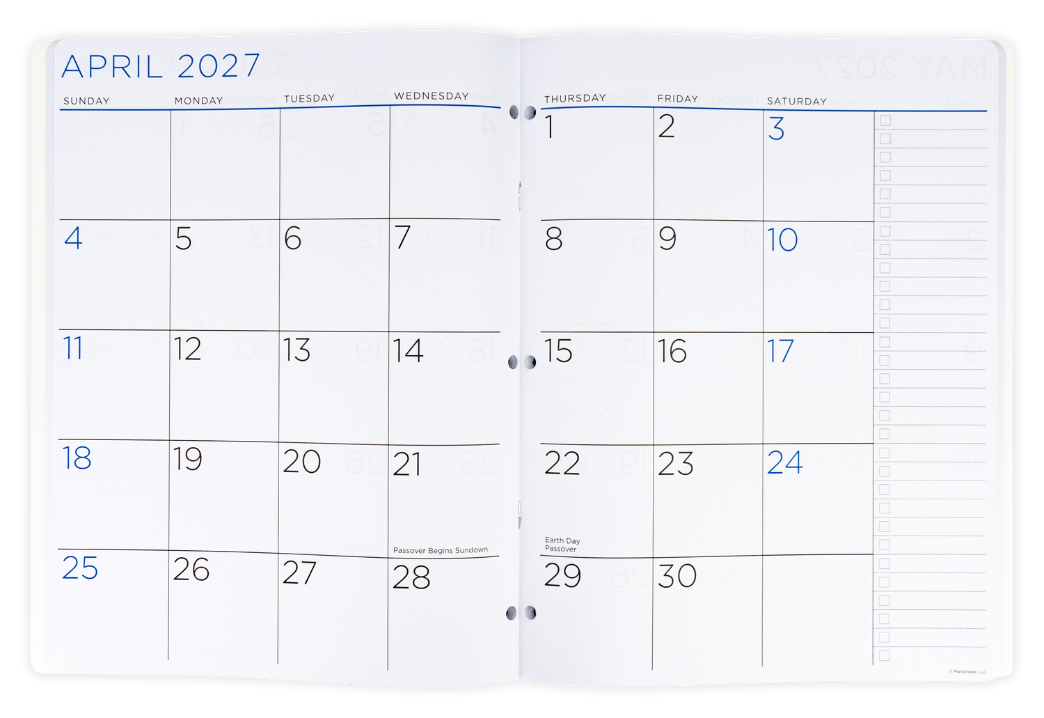 2Yr Large Monthly Planner