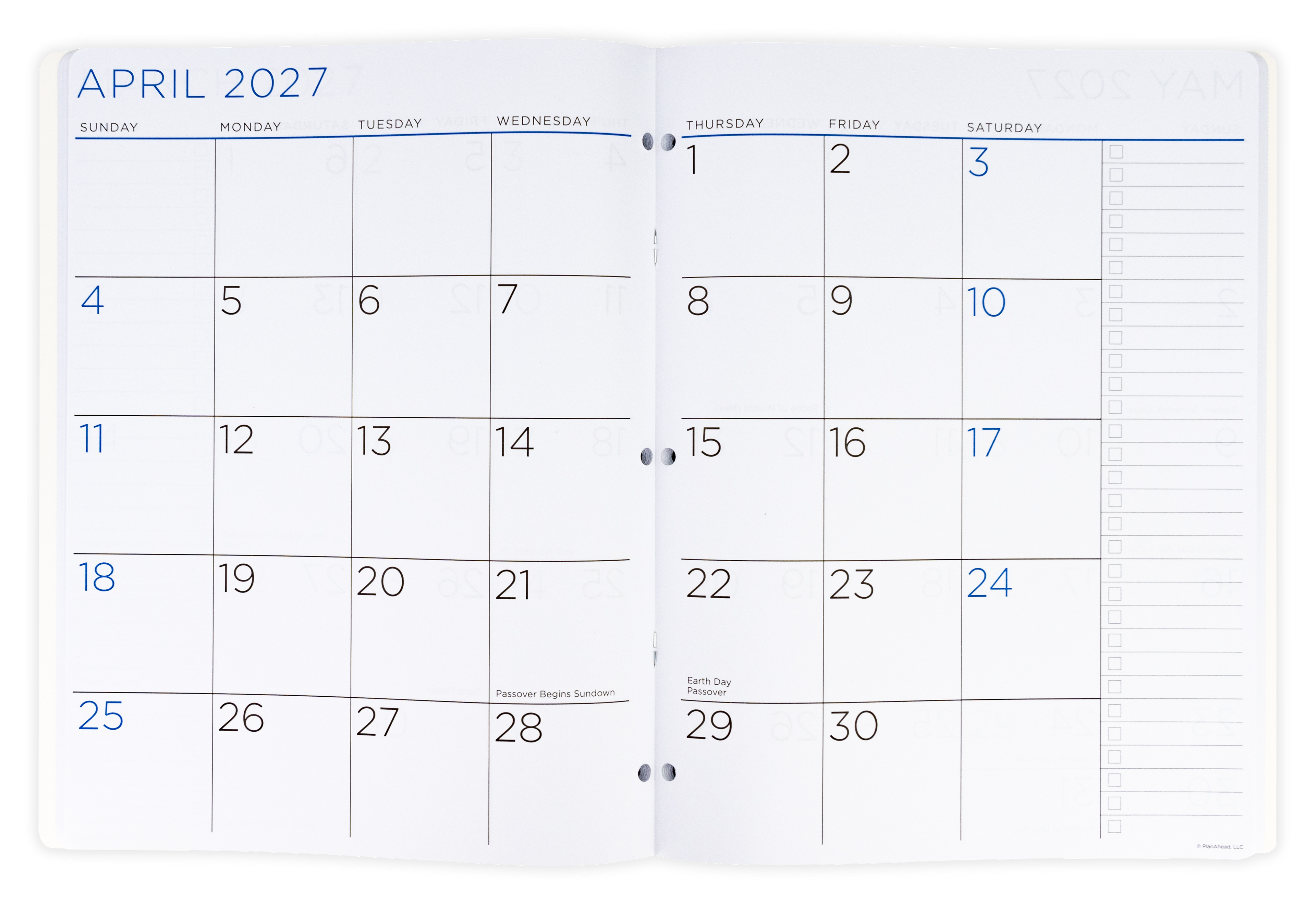 2Yr Large Monthly Planner