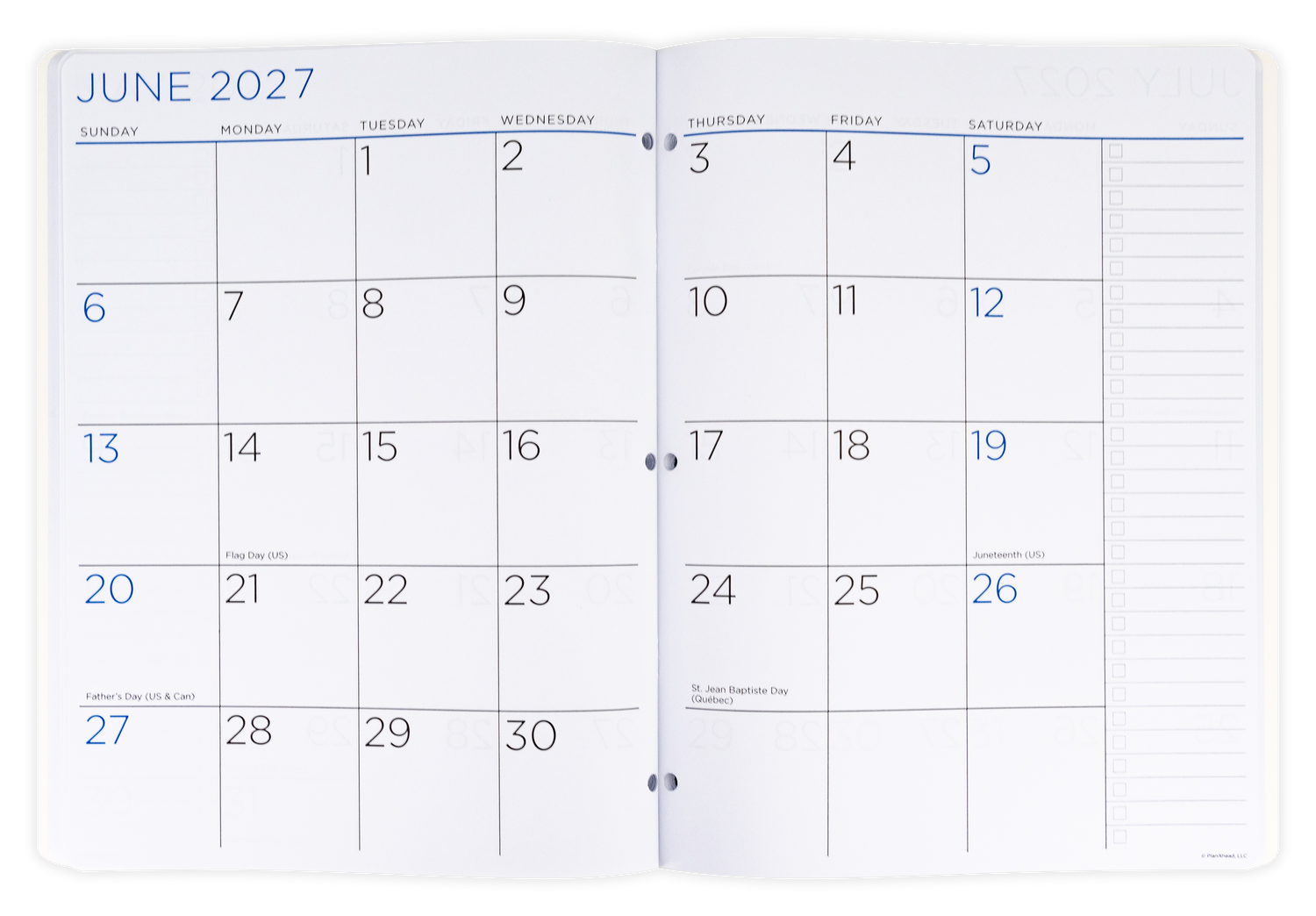 2Yr Large Monthly Planner
