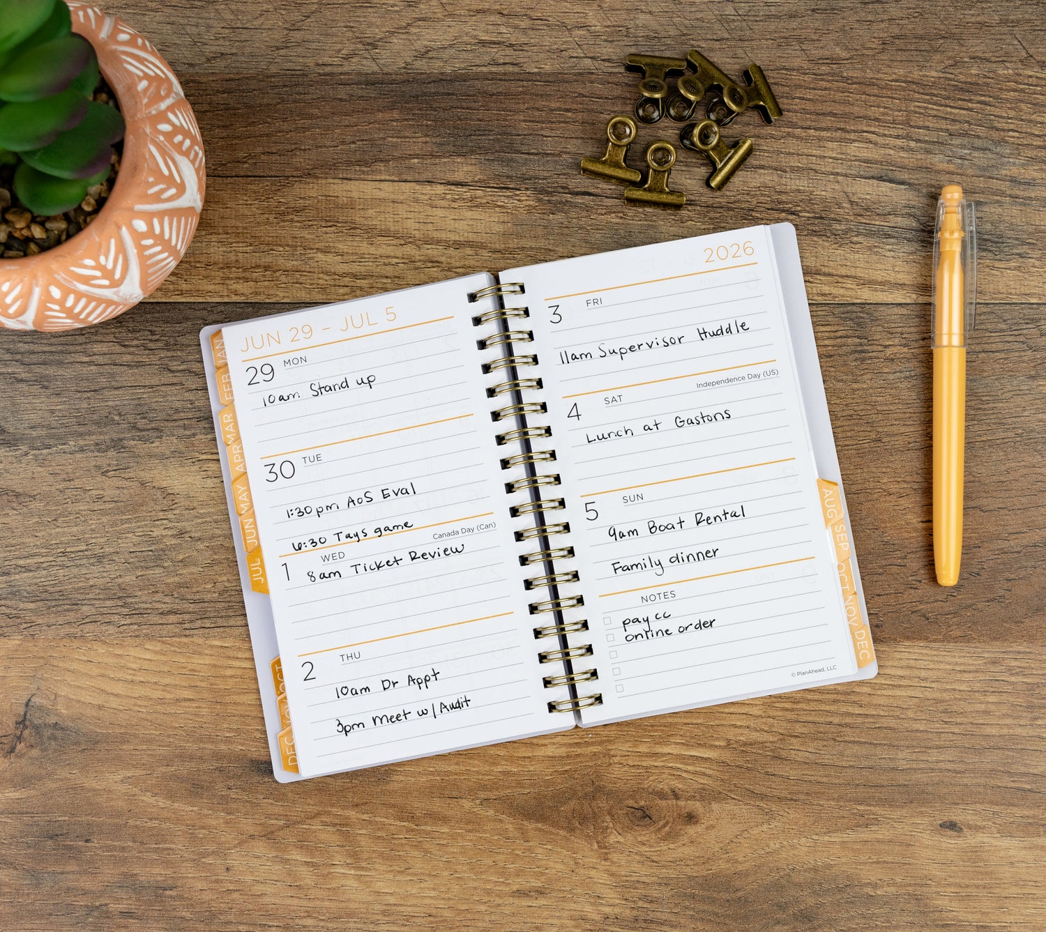 Small Monthly/Weekly Planner