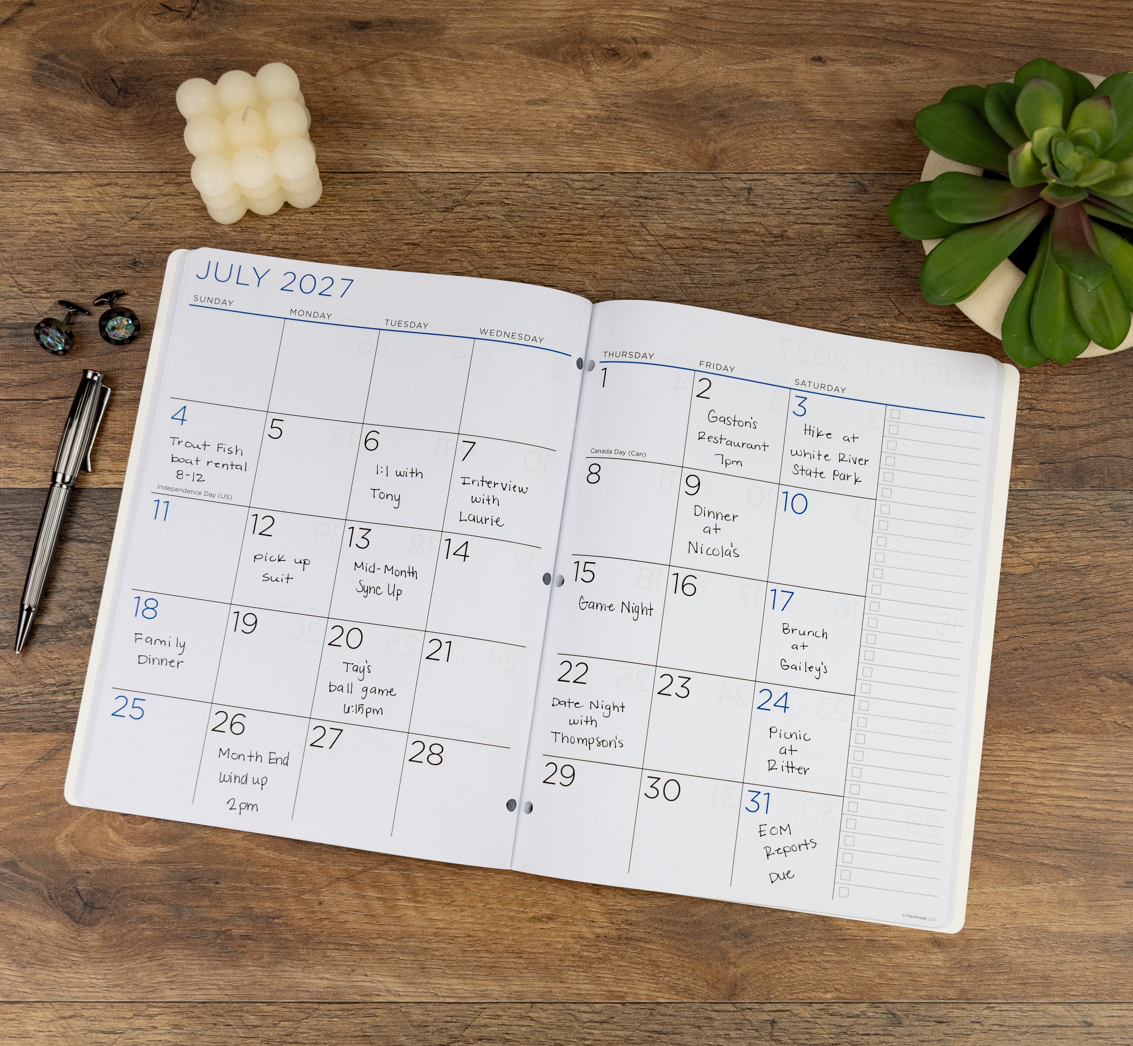 2Yr Large Monthly Planner