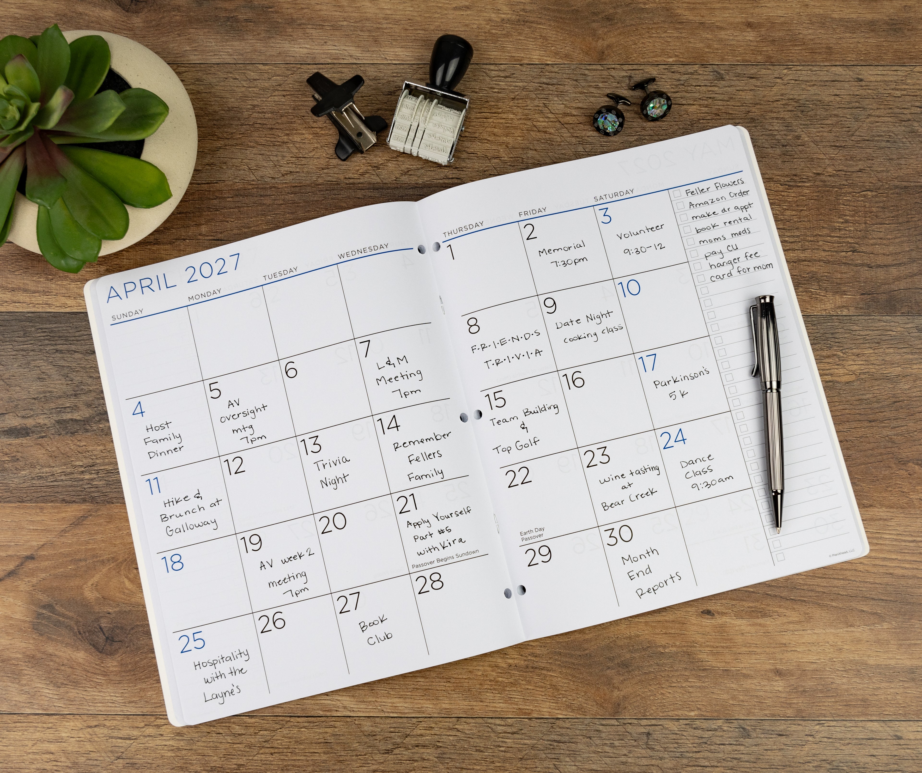 2Yr Large Monthly Planner