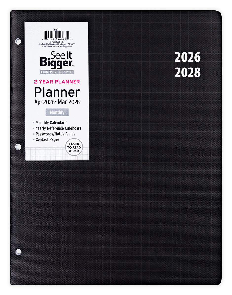 2 Year Monthly Planners | See It Bigger Large and Pocket Planners – See ...