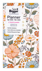 Floral pocket size planner cover with &