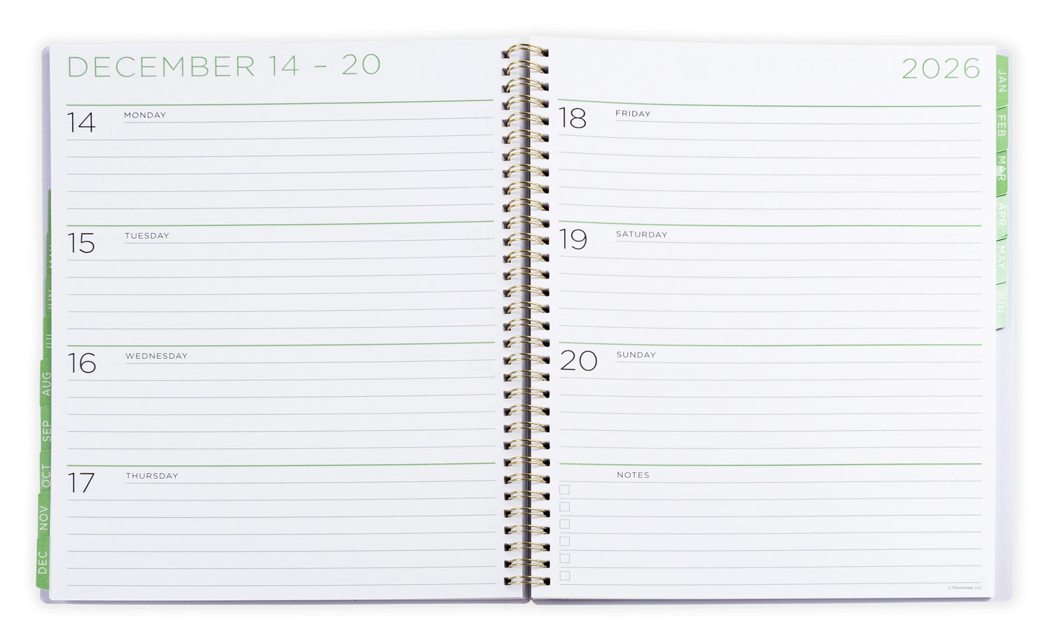 Large Monthly/Weekly Fashion Planner