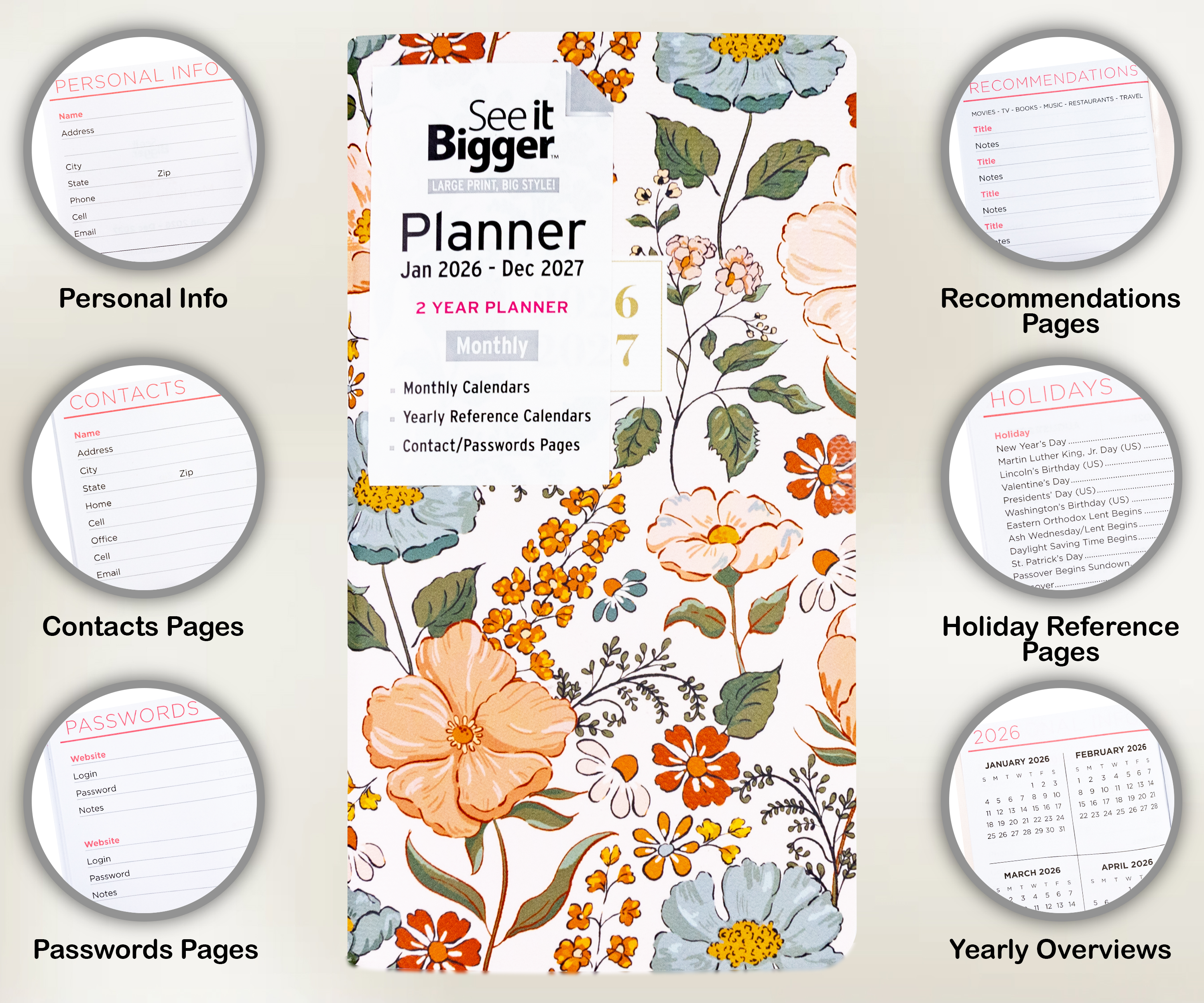 2Yr Monthly Pocket Planner