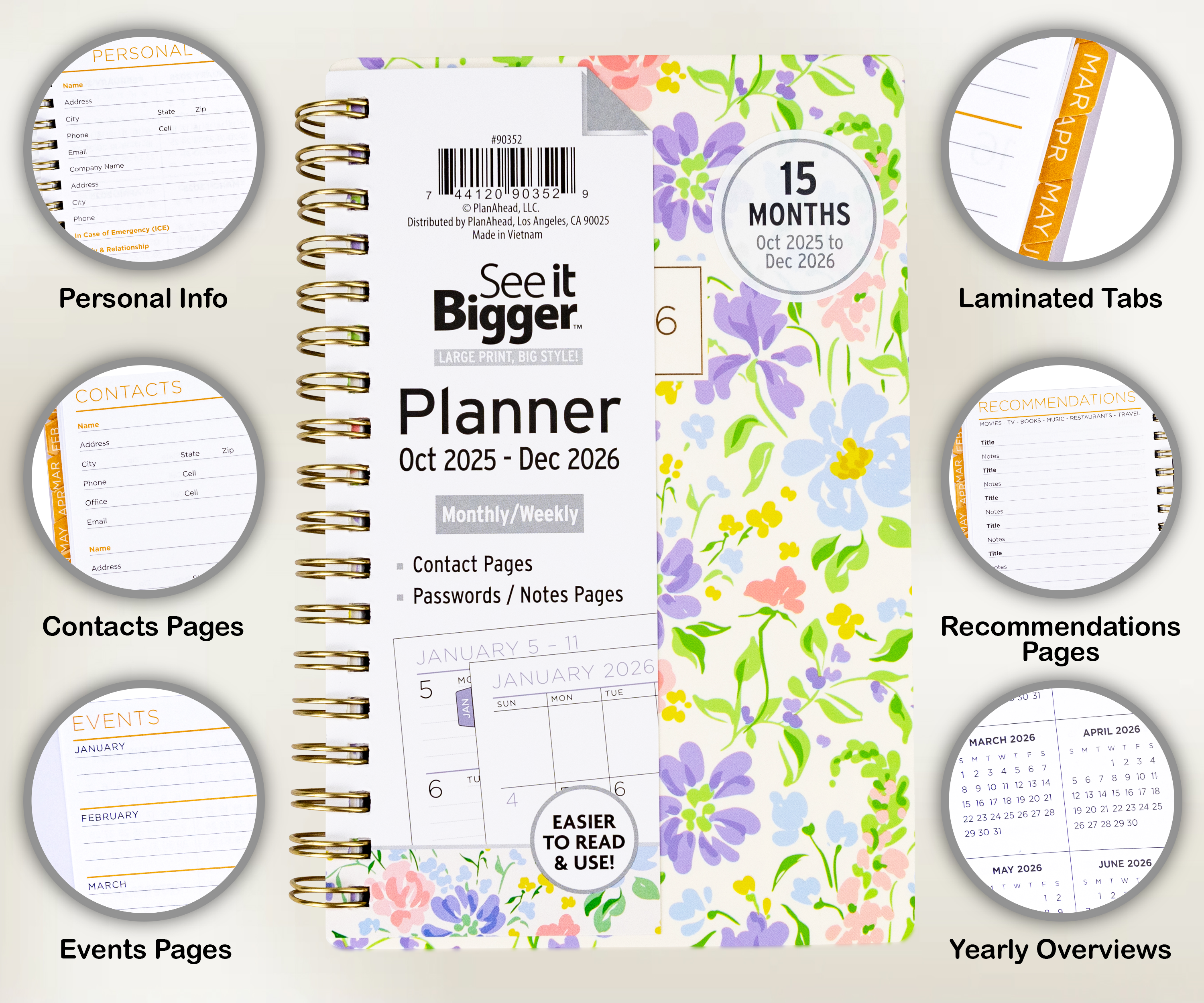 Small Monthly/Weekly Planner