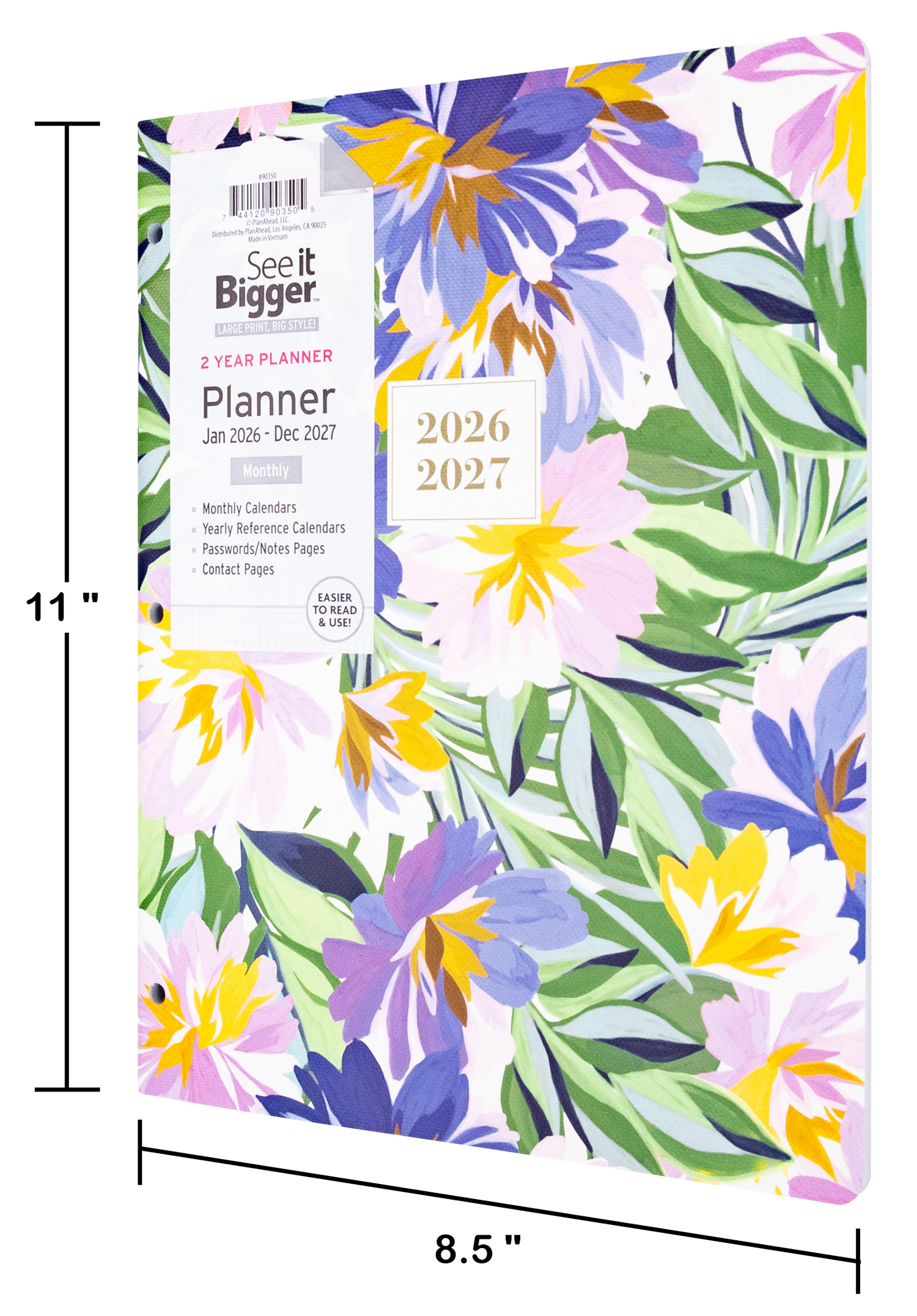 2Yr Large Monthly Planner