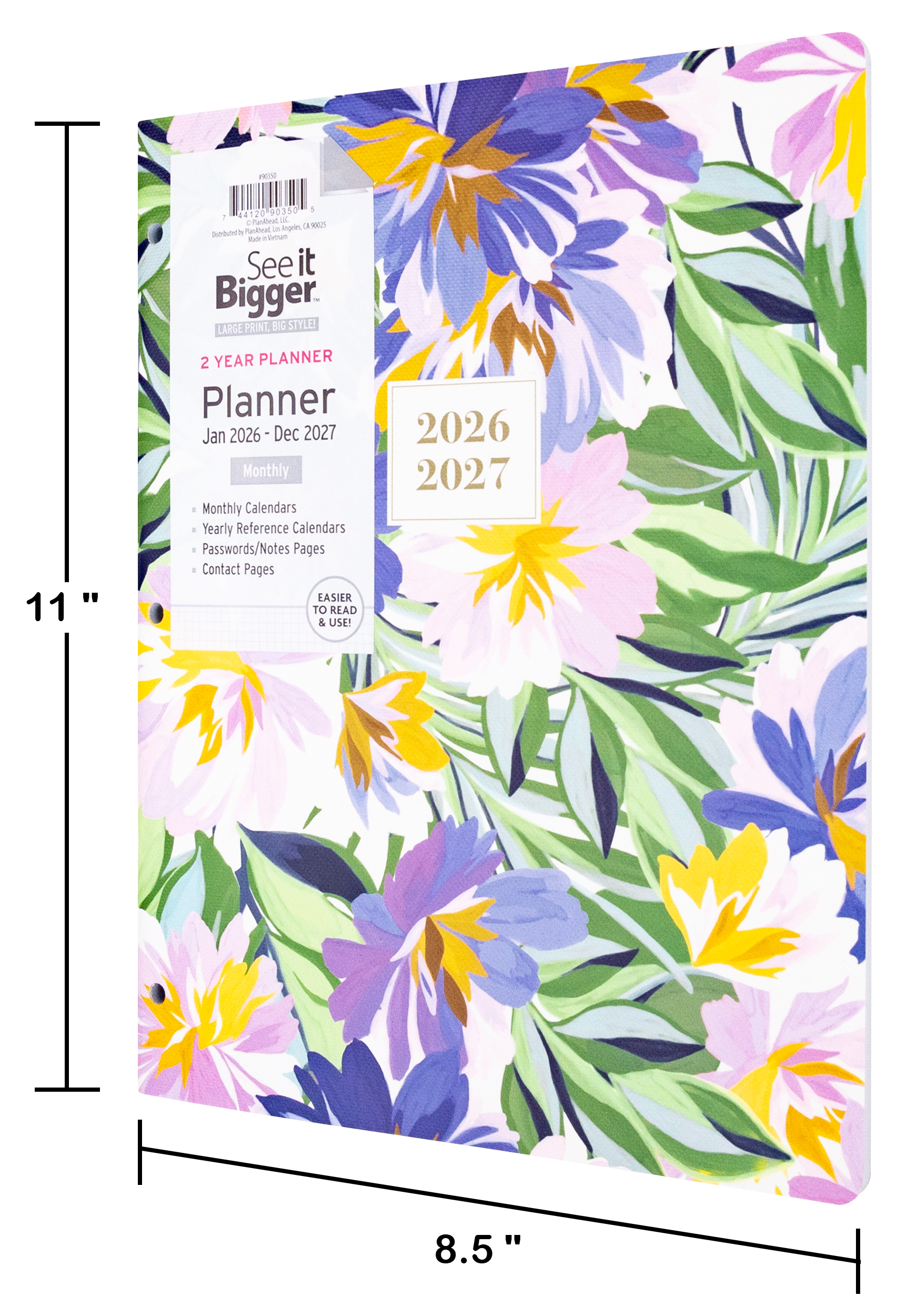 2Yr Large Monthly Planner