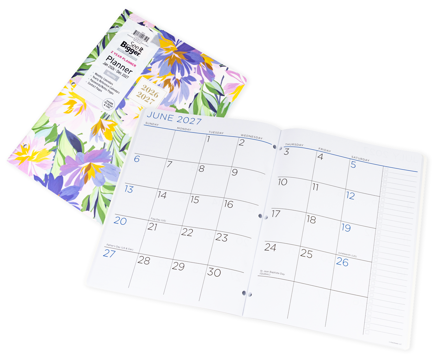 2Yr Large Monthly Planner
