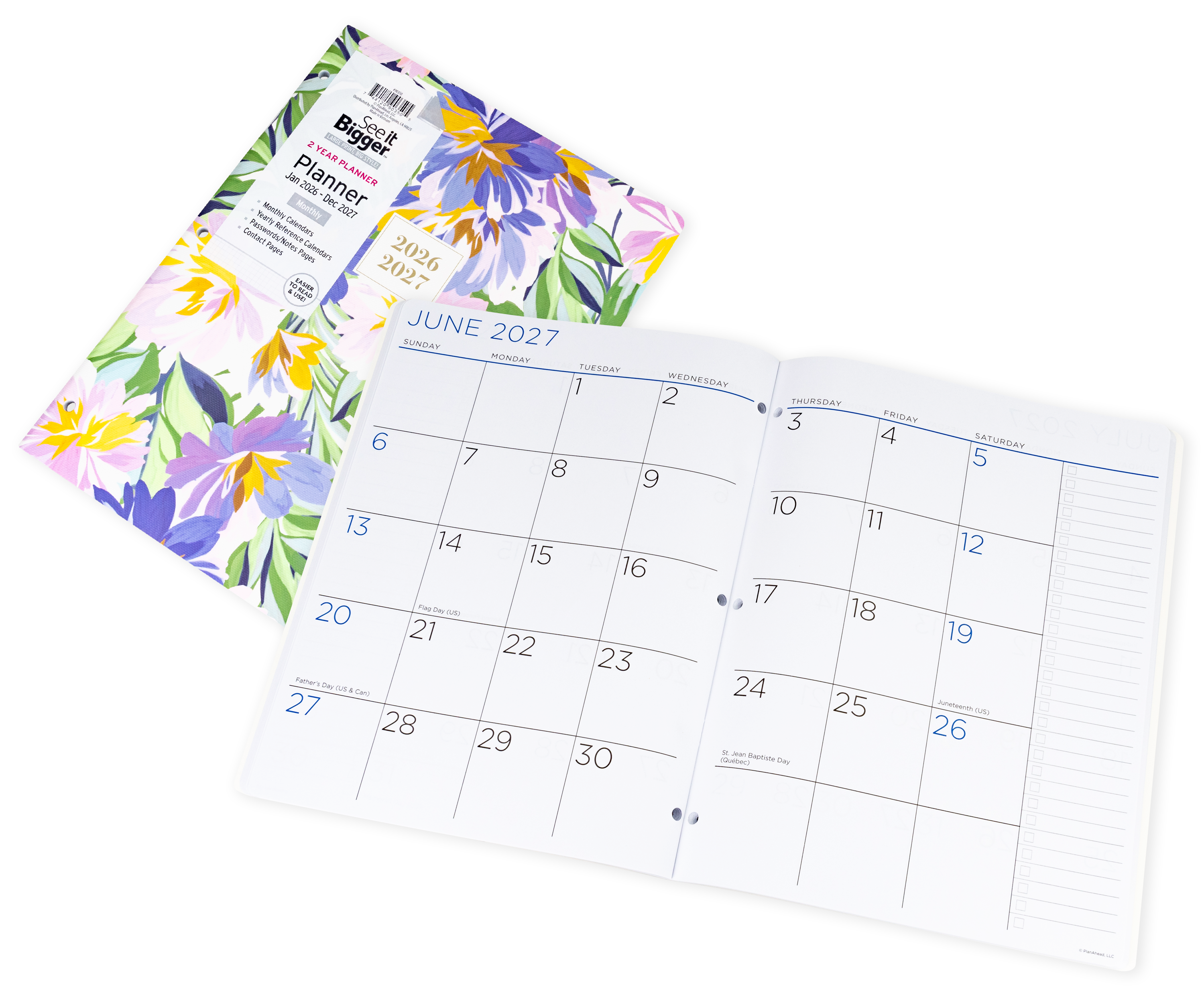 2Yr Large Monthly Planner