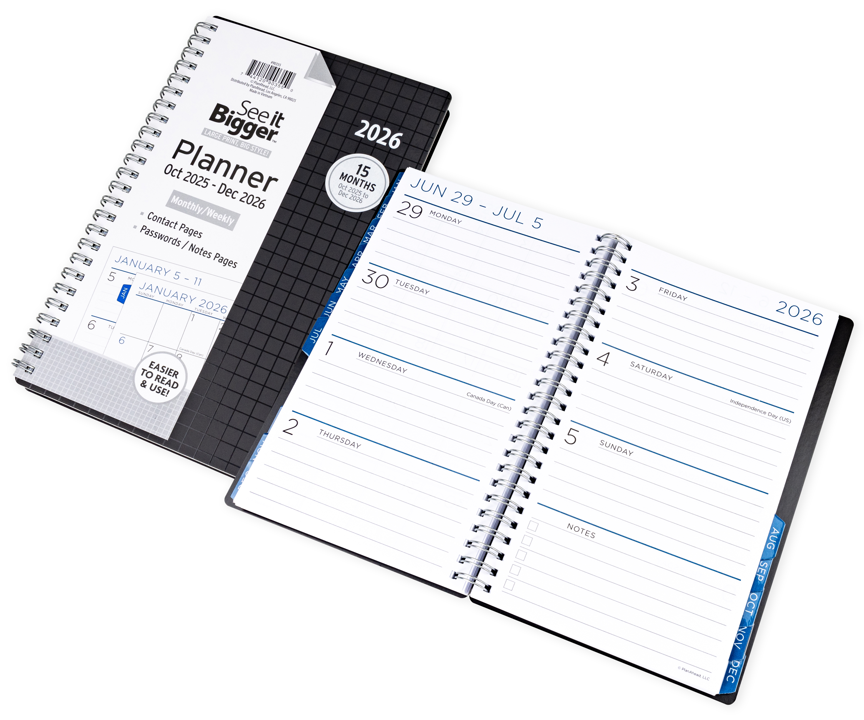 Medium Monthly/Weekly Planner