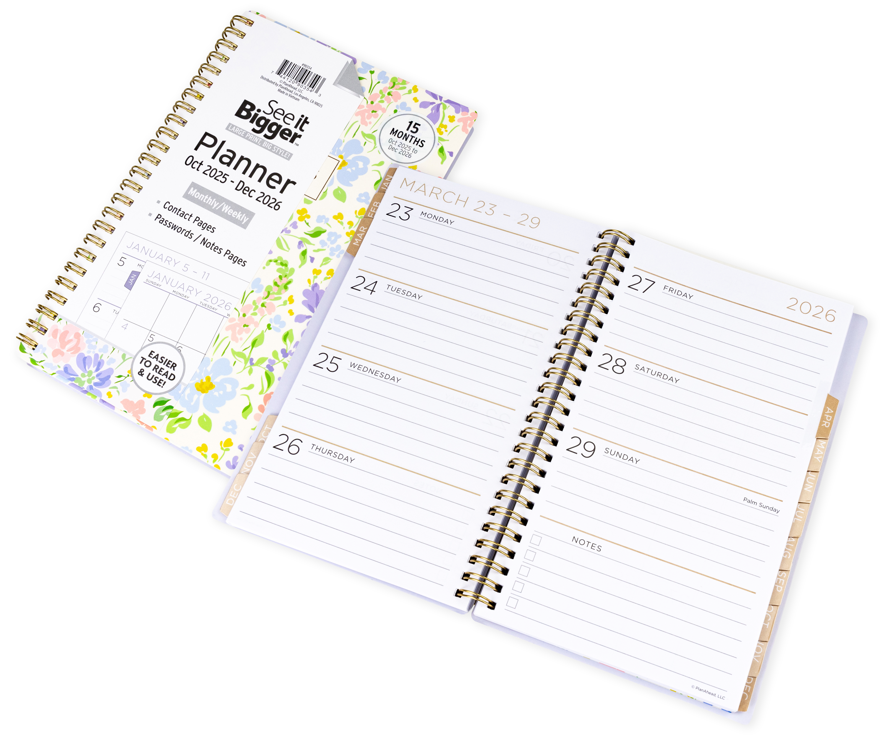 Medium Monthly/Weekly Planner