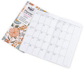 Floral pocket size planner cover with &