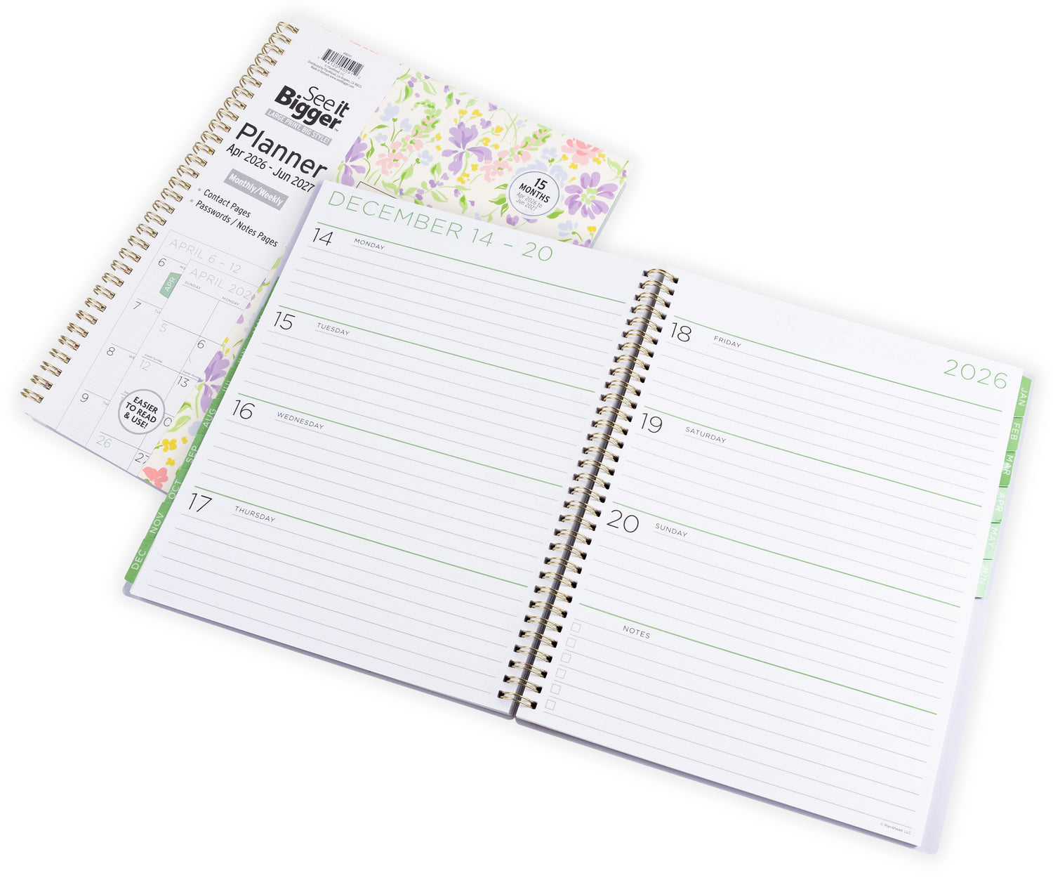 Large Monthly/Weekly Fashion Planner